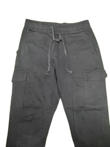 Vintage JOGGER CARGO PANTS DENIM Size US 33 - 2 Thumbnail