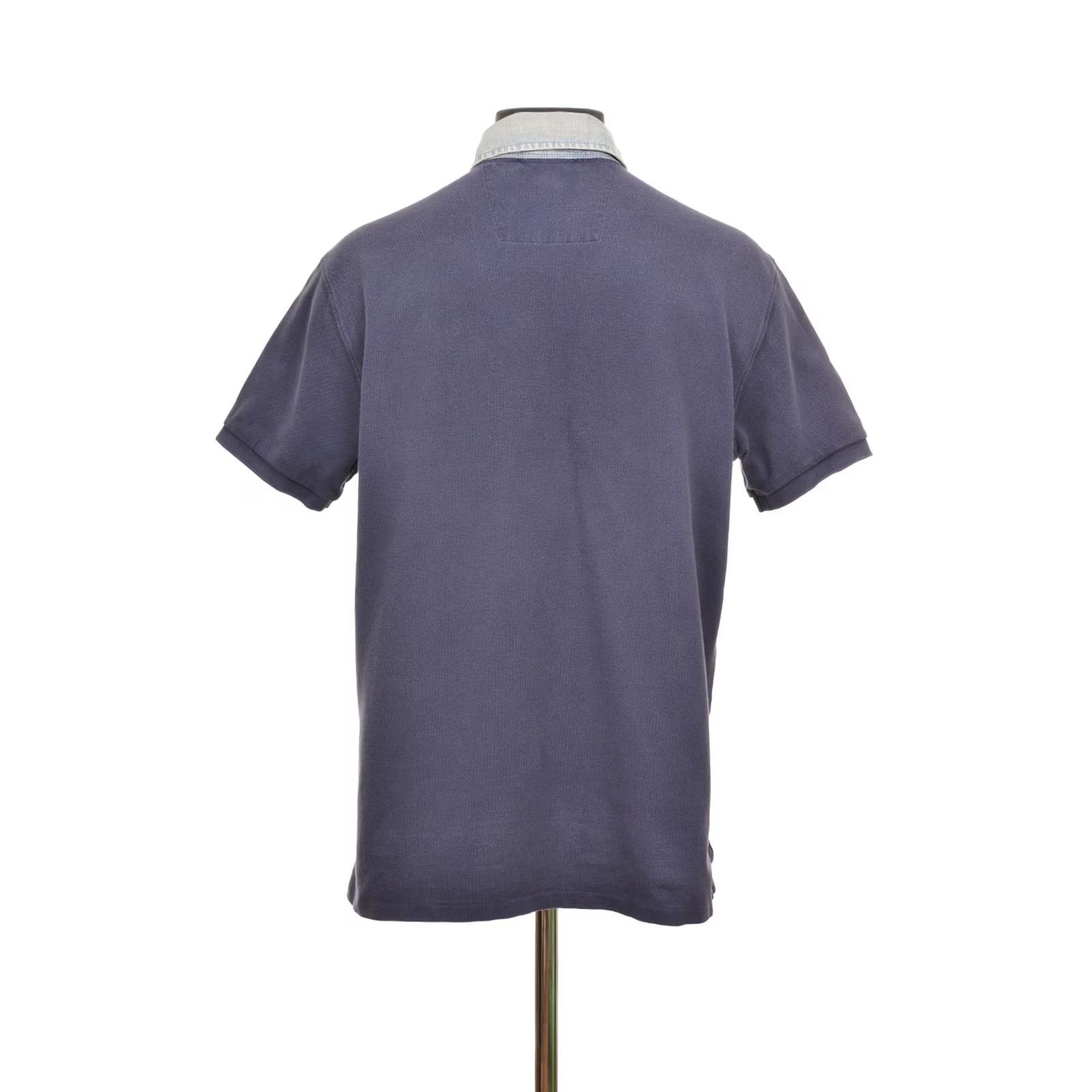 Polo Ralph Lauren Polo Ralph Lauren Polo Shirt USA America Country Flag Vintage Slim Fit L Blue Mens Shirt Size US L / EU 52-54 / 3 - 5 Thumbnail