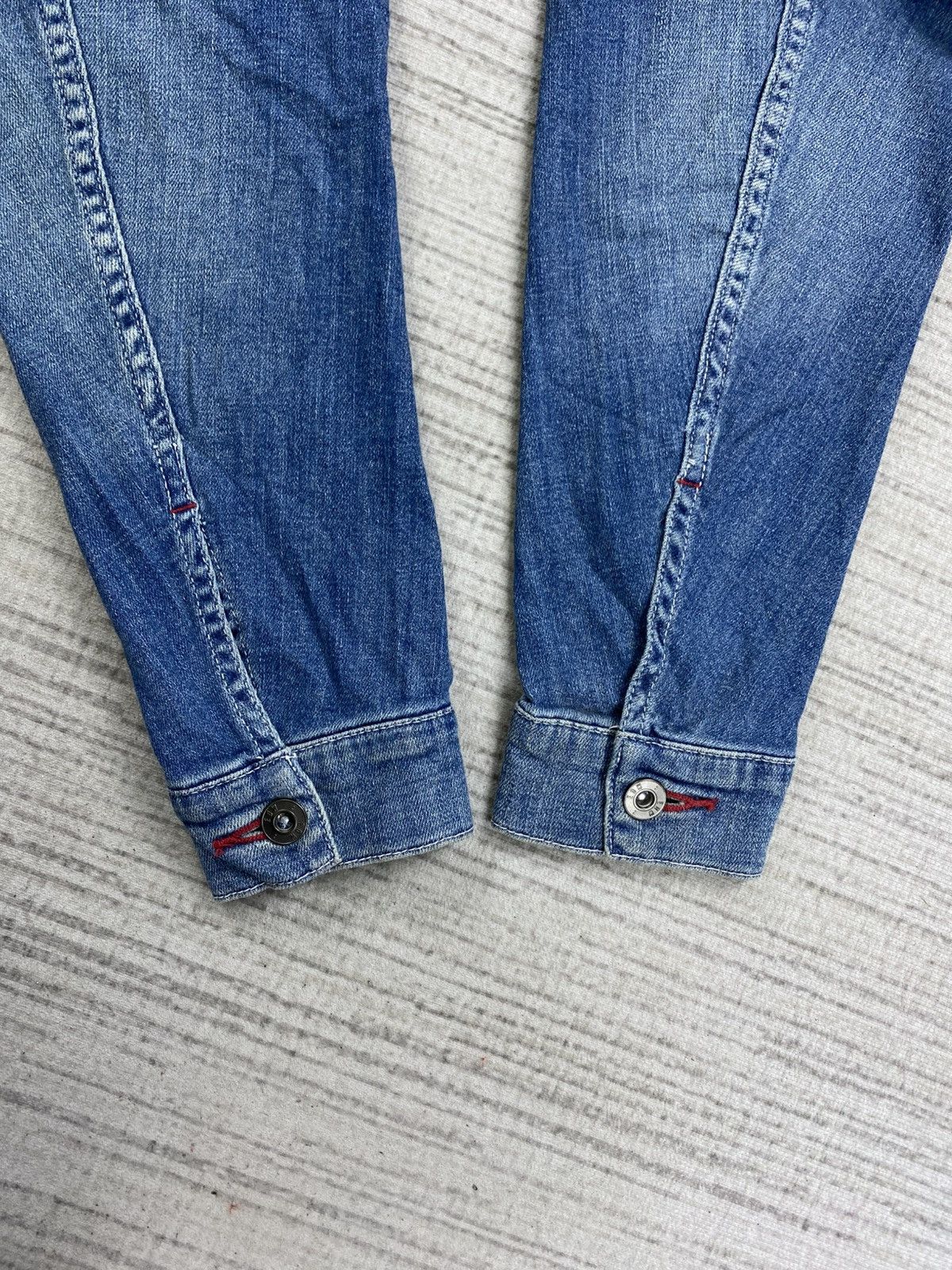 Edwin × Japanese Brand Vintage EDW Tough & Stretch By Edwin Denim Jacket Size US M / EU 48-50 / 2 - 10 Thumbnail