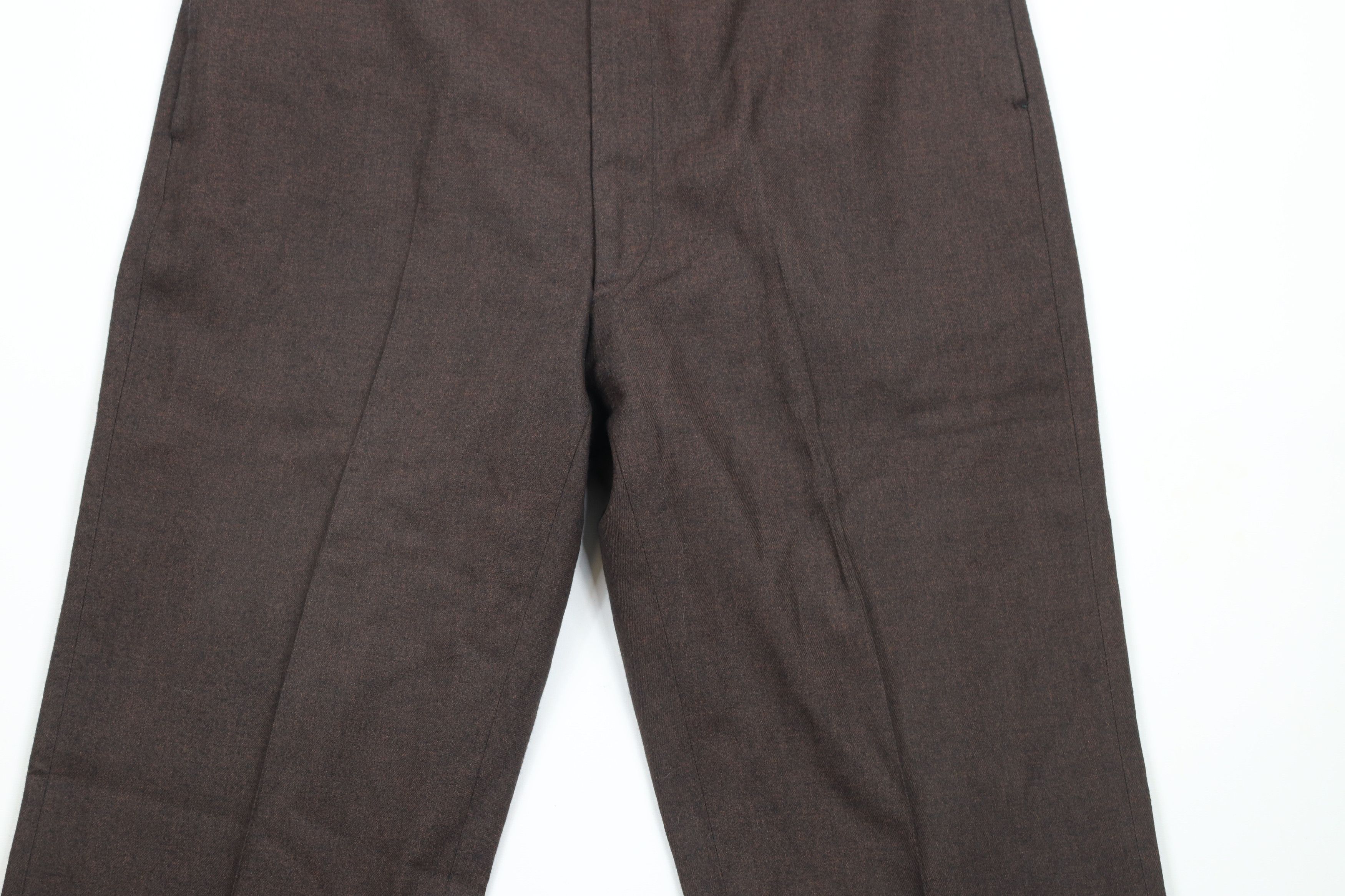 Vintage Vintage 50s 60s Streetwear Trousers Pants Heather Brown USA Size US 34 / EU 50 - 3 Thumbnail