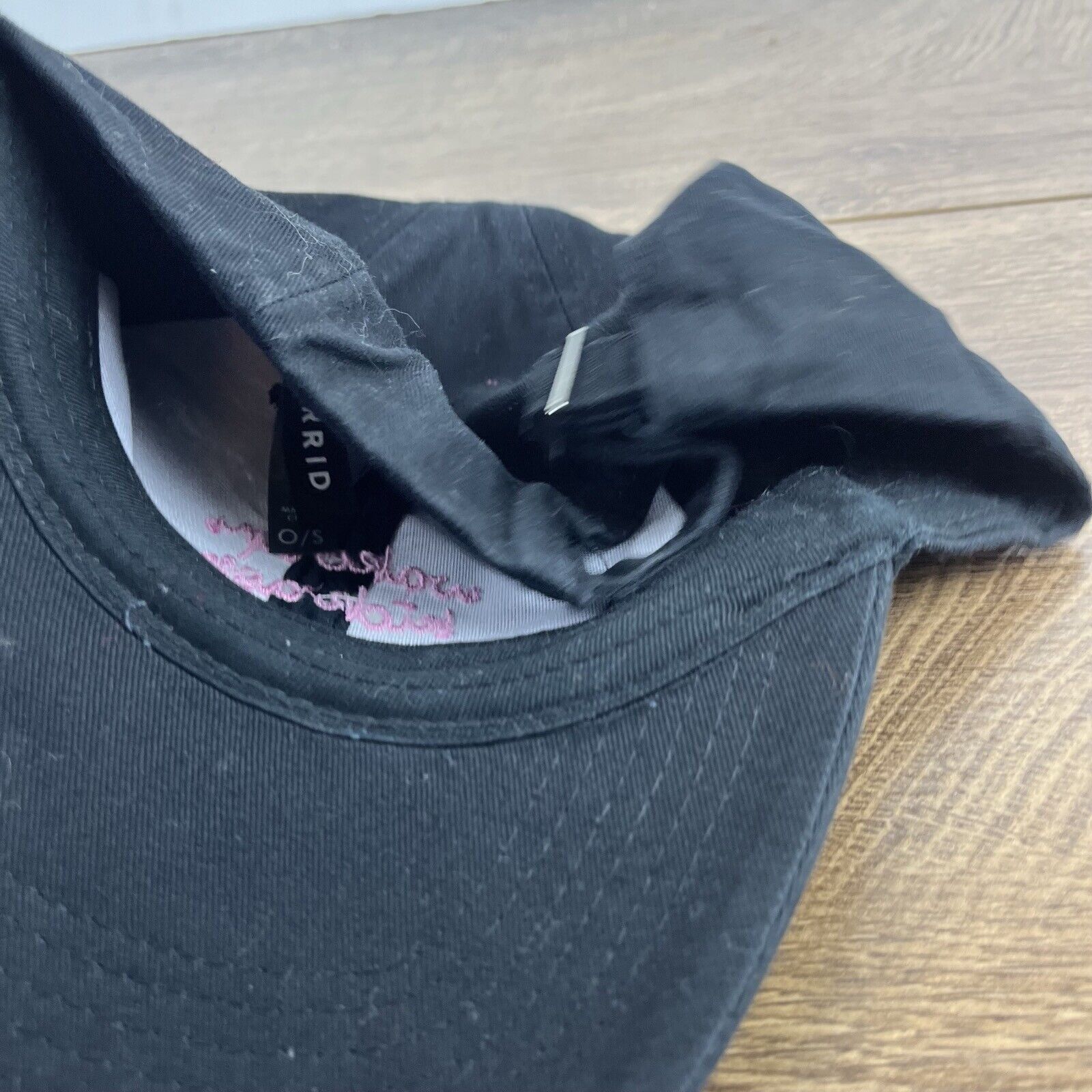 Other Wake Up Kick As Repeat Hat Black Cap Adjustable Hat Black Ad Size ONE SIZE - 13 Thumbnail