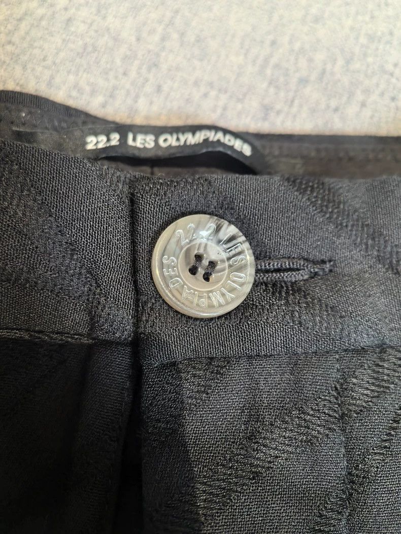 Song For The Mute Song For The Mute black textured pant Size US 32 / EU 48 - 3 Thumbnail