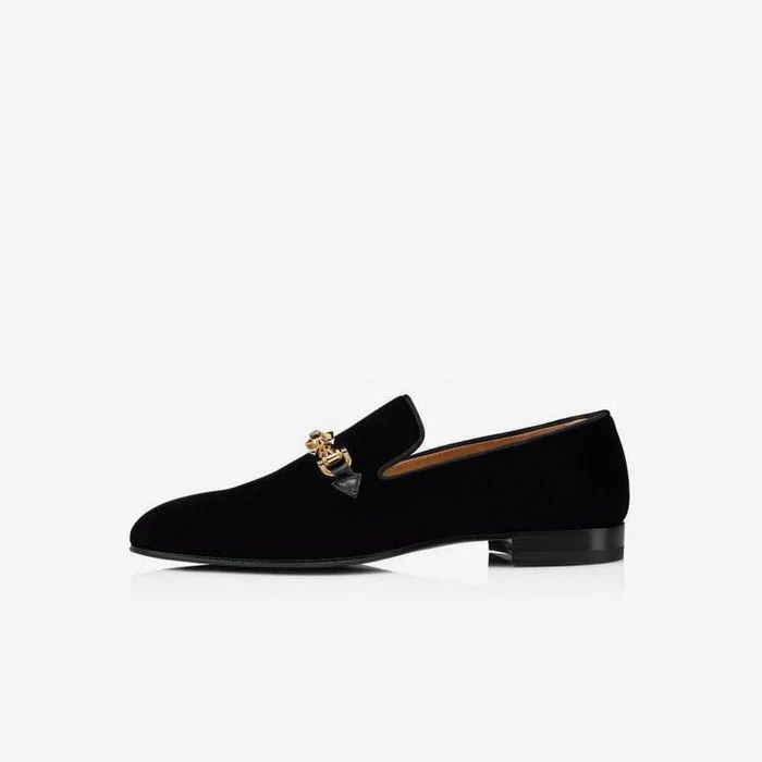 Christian Louboutin o1s1wg110925 Loafers in Black Size US 7 / EU 40 - 3 Thumbnail