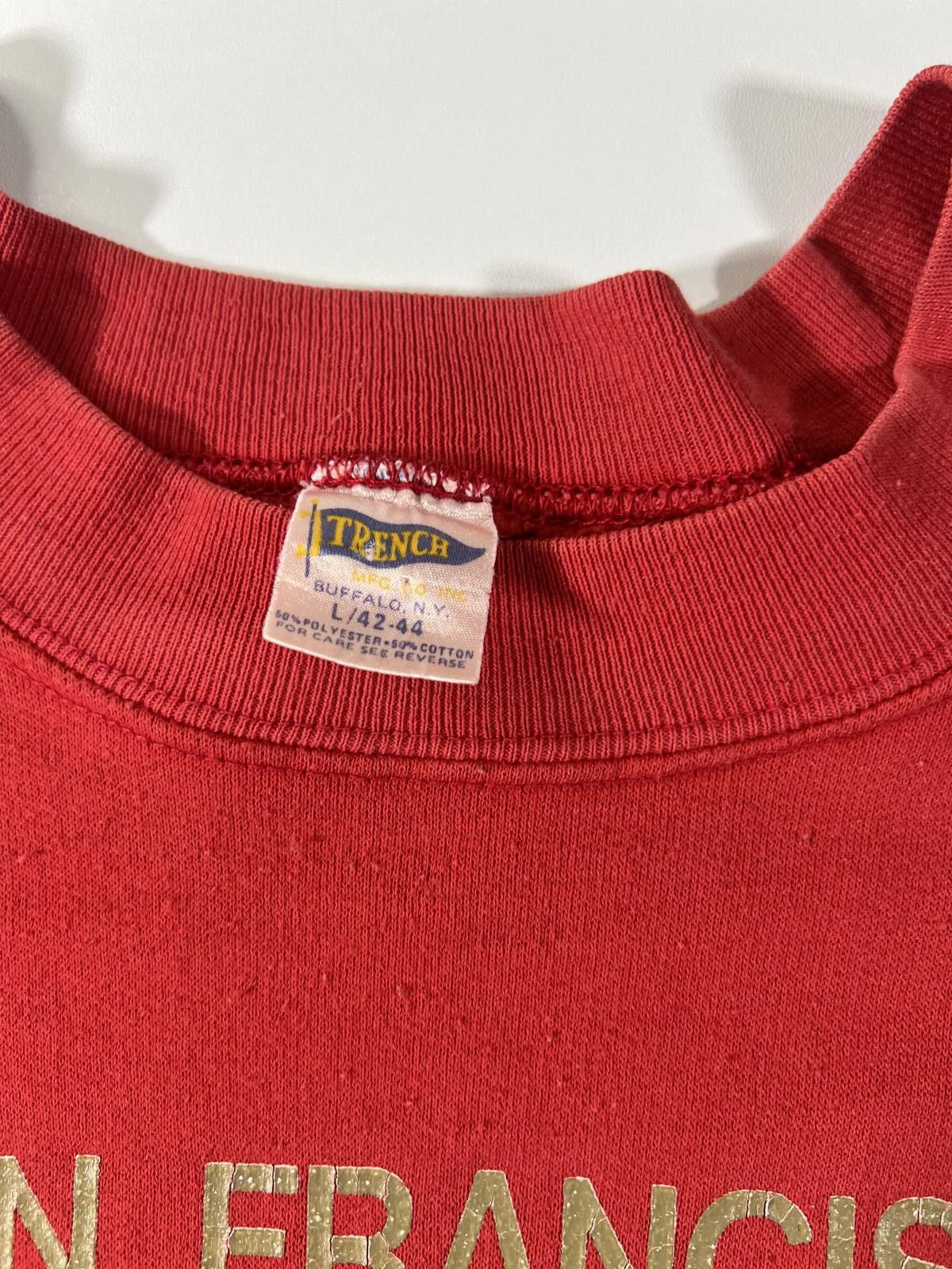 American Trench Vintage San Francisco 49ers Red Sweatshirt Size US M / EU 48-50 / 2 - 3 Thumbnail