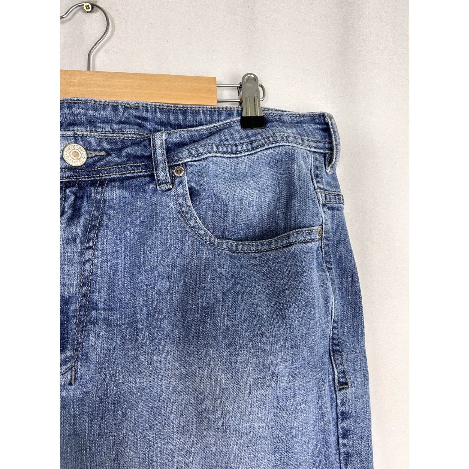 Buffalo David Bitton Buffalo David Bitton Jeans Jackson-X Straight Stretch Men's 36 x 30 Medium Wash Blue Denim Logo American Regular Mens Size US 36 / EU 52 - 5 Thumbnail