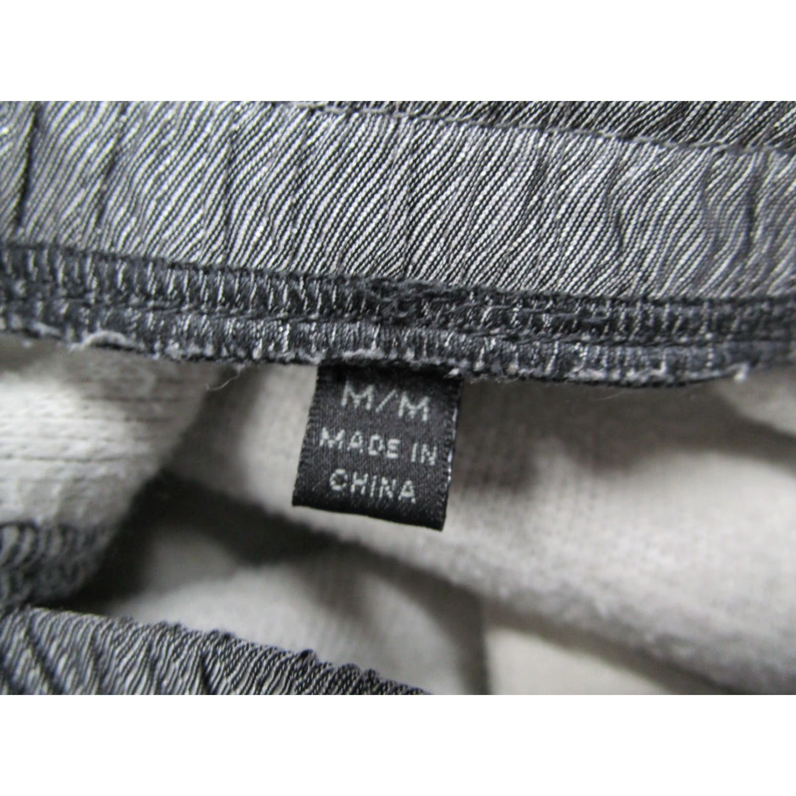Vintage ATM Womens Joggers M Gray Mid Rise Tapered Cotton Blend Drawstring Pocket Pants 26x27 Athleisure Jogger Size 26" / US 2 / IT 38 - 3 Thumbnail