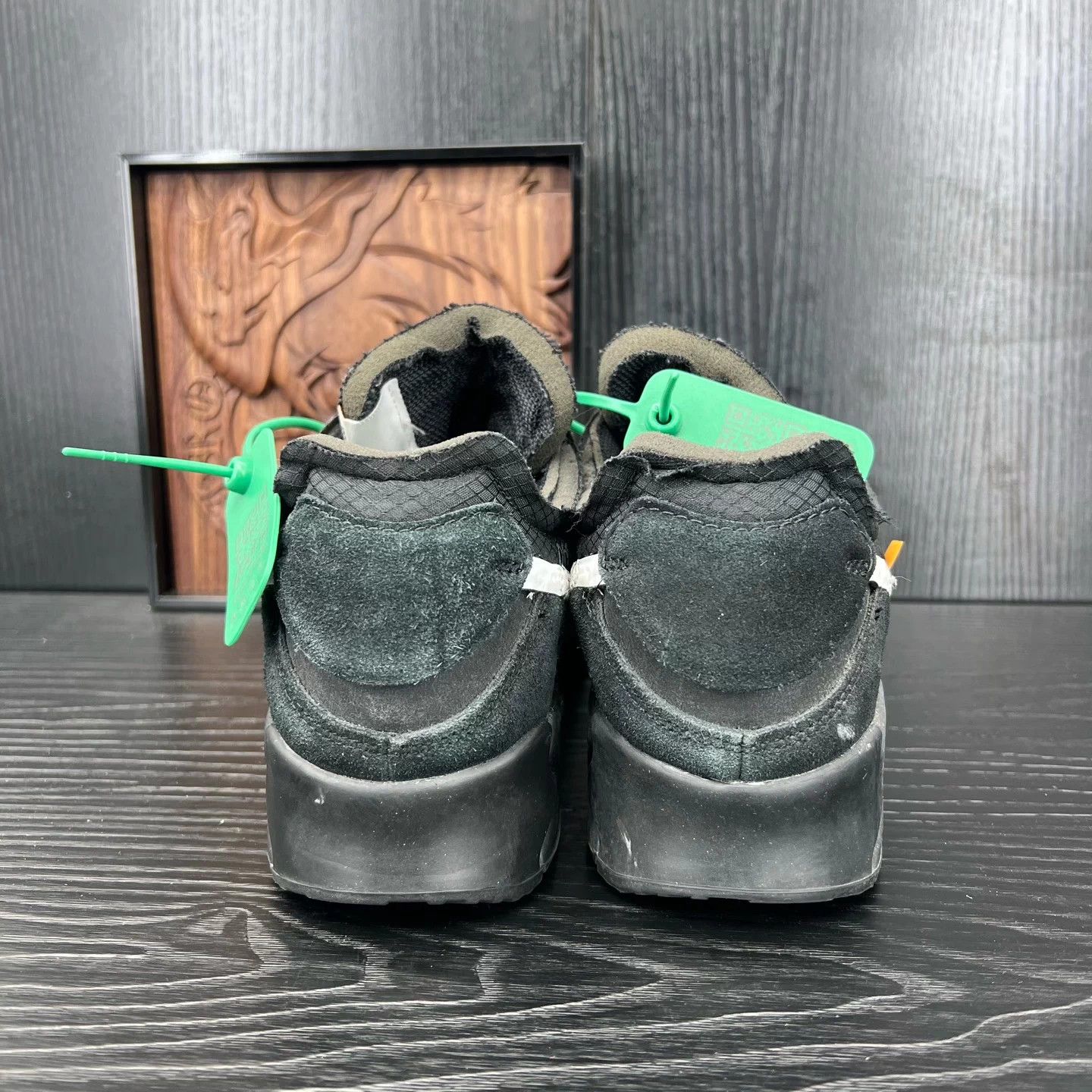 Nike Nike Air Max90 Black 42.5 2x Worn Like New+Box Size US 9.5 / EU 42-43 - 6 Thumbnail