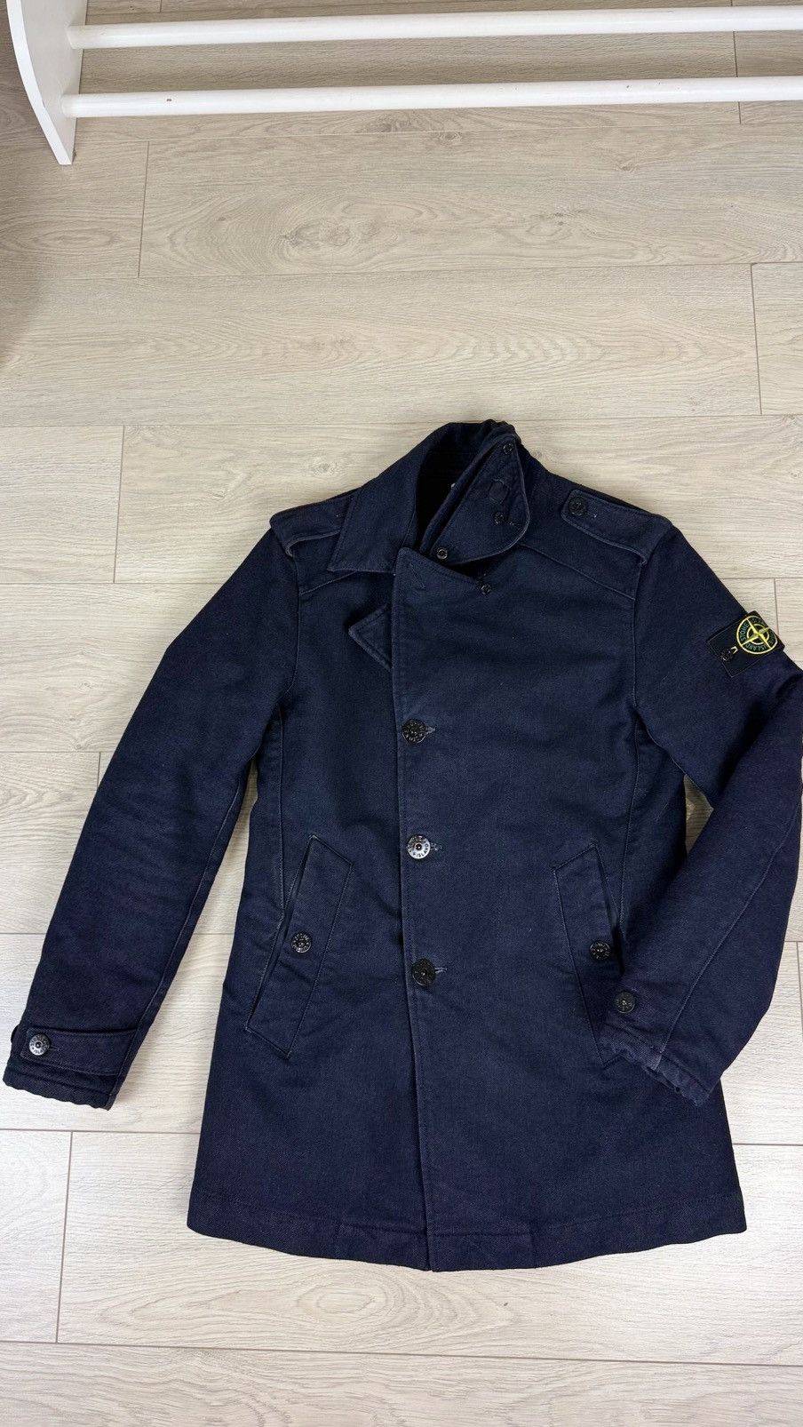 Stone Island Stone Island Saia Doppia Faccia Wool Coat Jacket Size US S / EU 44-46 / 1 - 10 Thumbnail