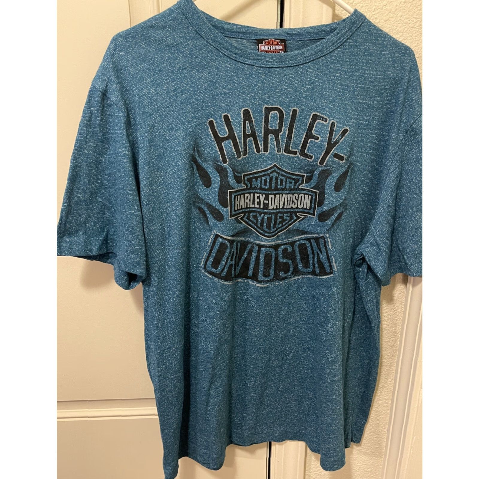 Harley Davidson Harley-Davidson T-Shirt Men's XL Blue Graphic Laconia New Hampshire Mens Size US XL / EU 56 / 4 - 2 Thumbnail