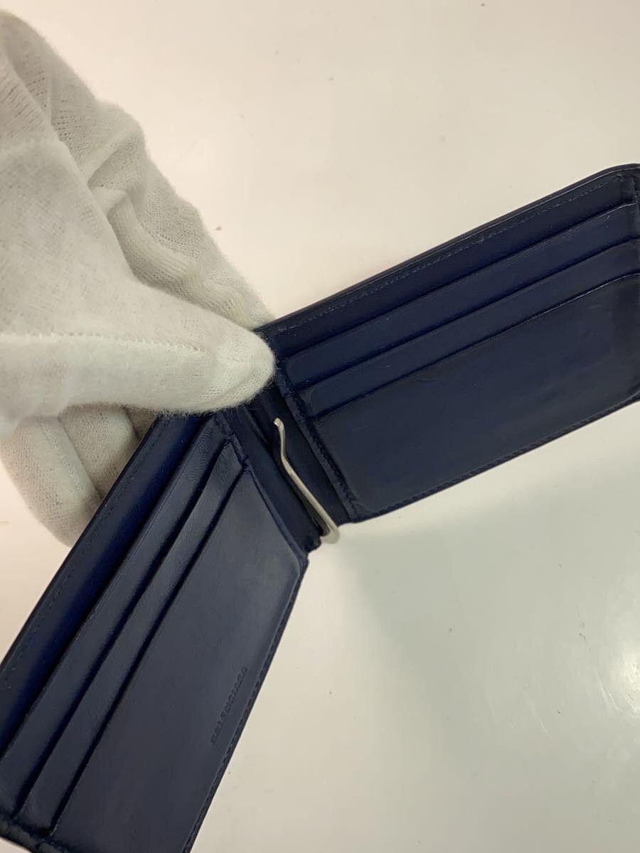 Balenciaga Balenciaga Leather Bi-Fold Wallet Navy Size ONE SIZE - 5 Thumbnail