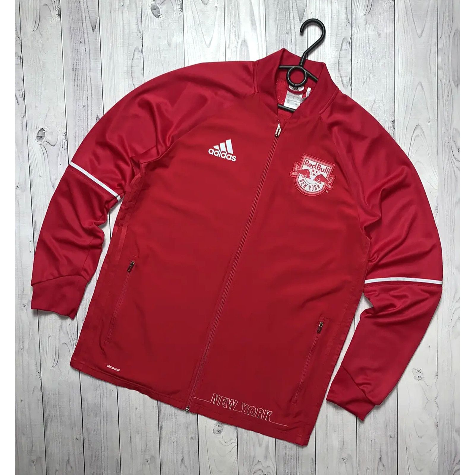 Adidas New York Red Bulls Adidas Climacool Jacket L MLS NWOT Size US L / EU 52-54 / 3 - 5 Thumbnail