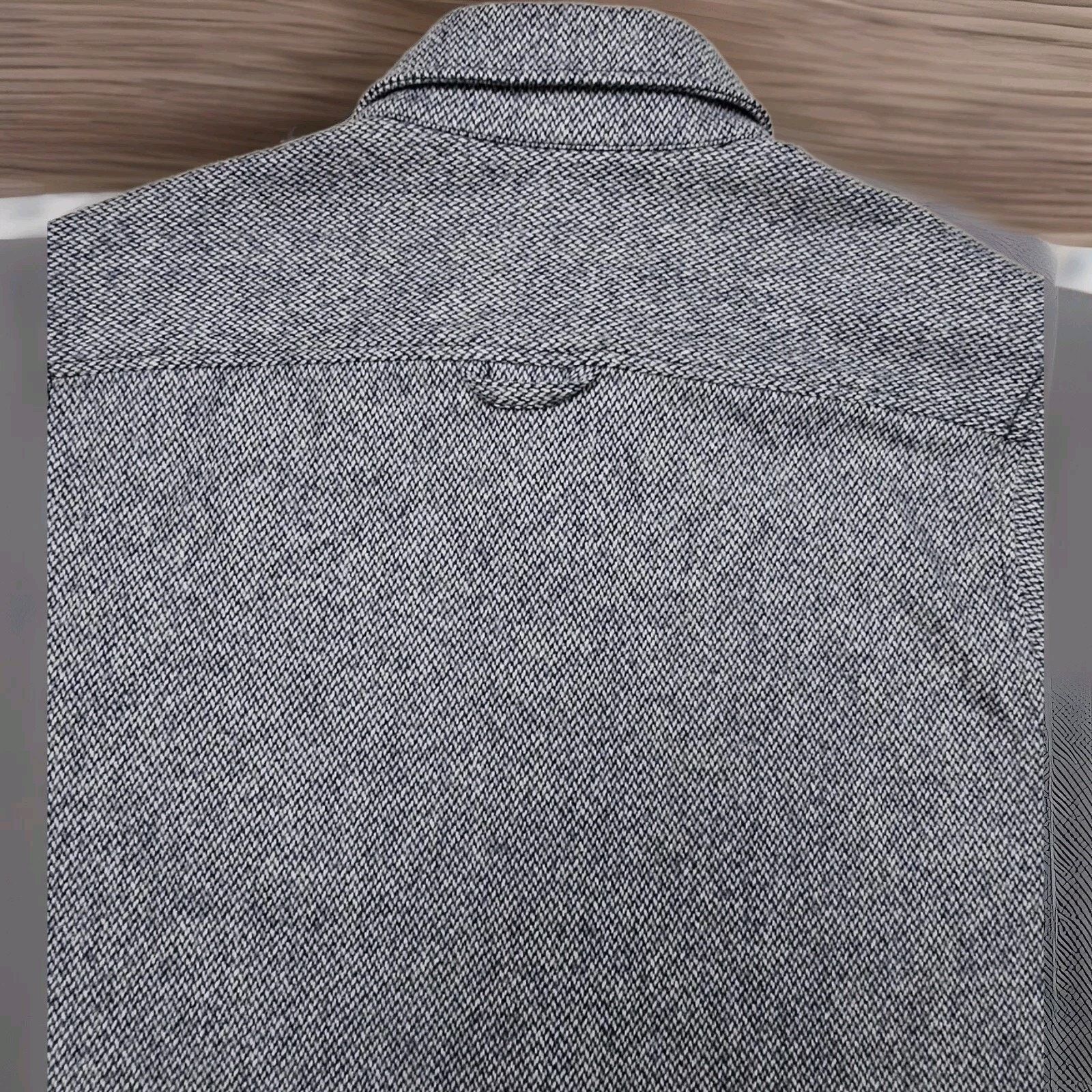 A.P.C. APC Rue Madame Paris OverShirt, Hernandez Wool Twill Flannel Size US L / EU 52-54 / 3 - 3 Thumbnail