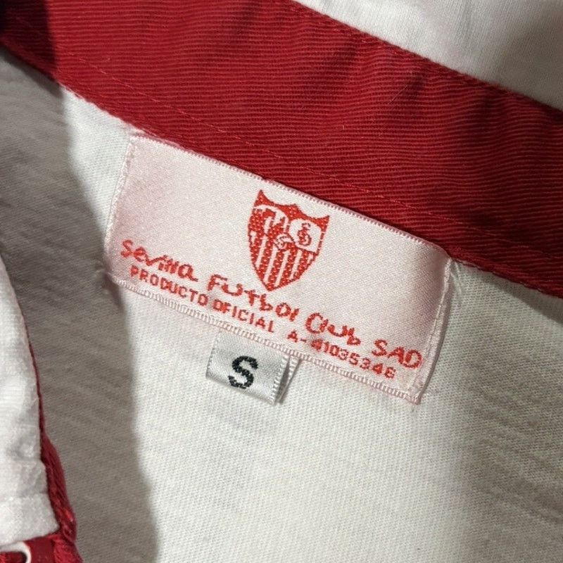 Vintage 2000s Sevilla Fc La Liga Long sleeve cotton Jersey - Small Size US S / EU 44-46 / 1 - 4 Thumbnail