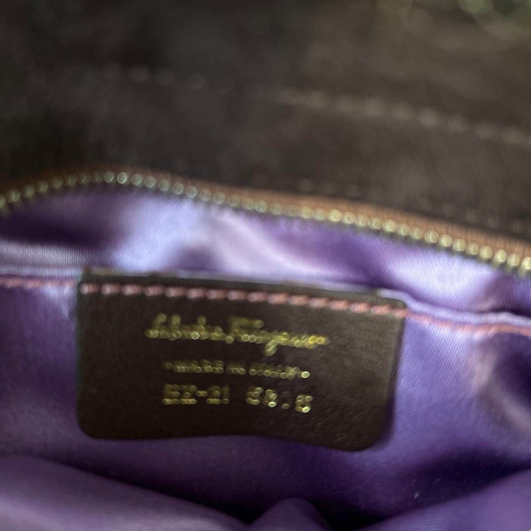 Salvatore Ferragamo Salvatore Ferragamo - Gancini Marisa Tweed Handbag Fur Size ONE SIZE - 6 Thumbnail