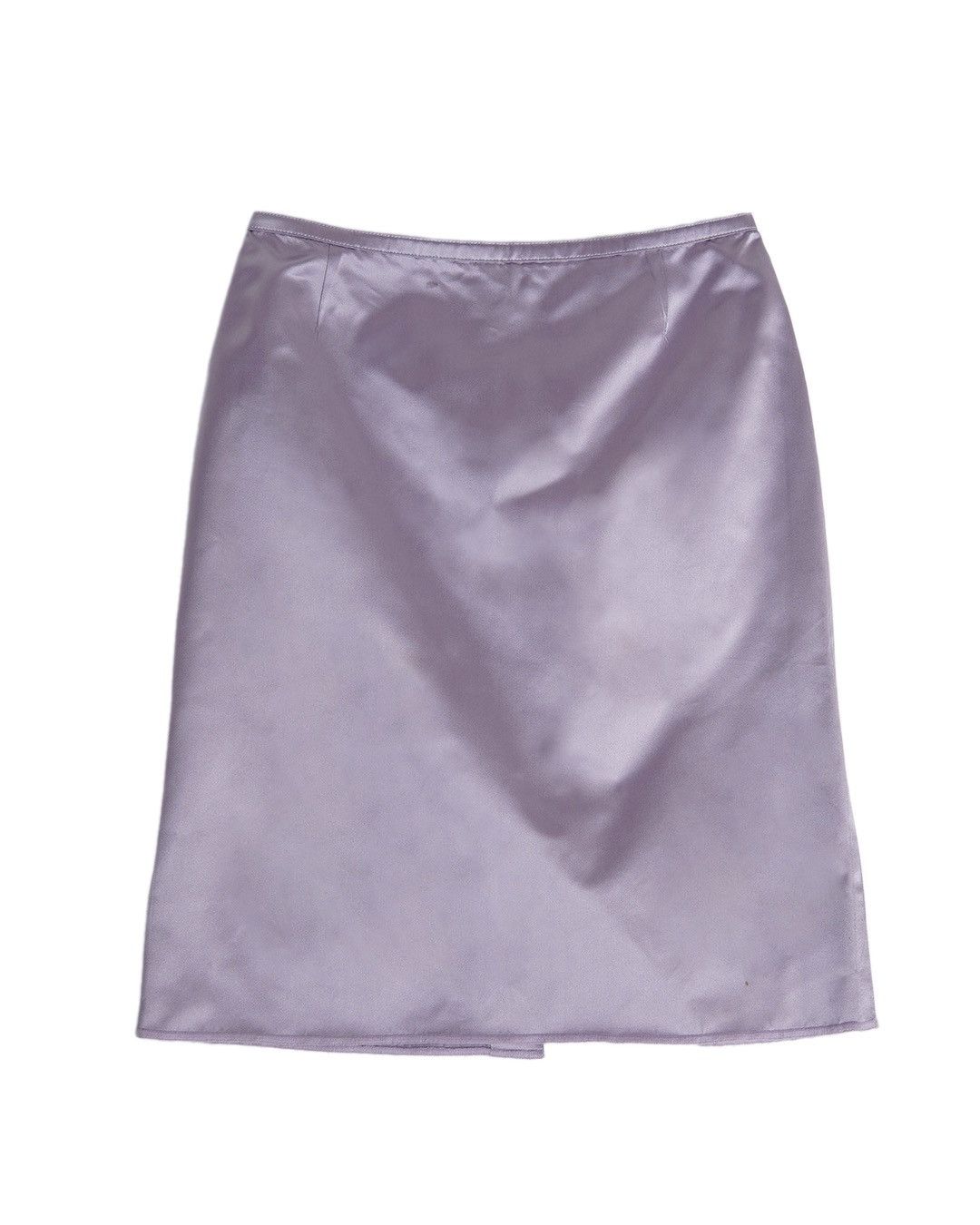 Miu Miu Miu Miu S/S1998 Purple Satin Midi Skirt Size 27" / US 4 / IT 40 - 1 Thumbnail
