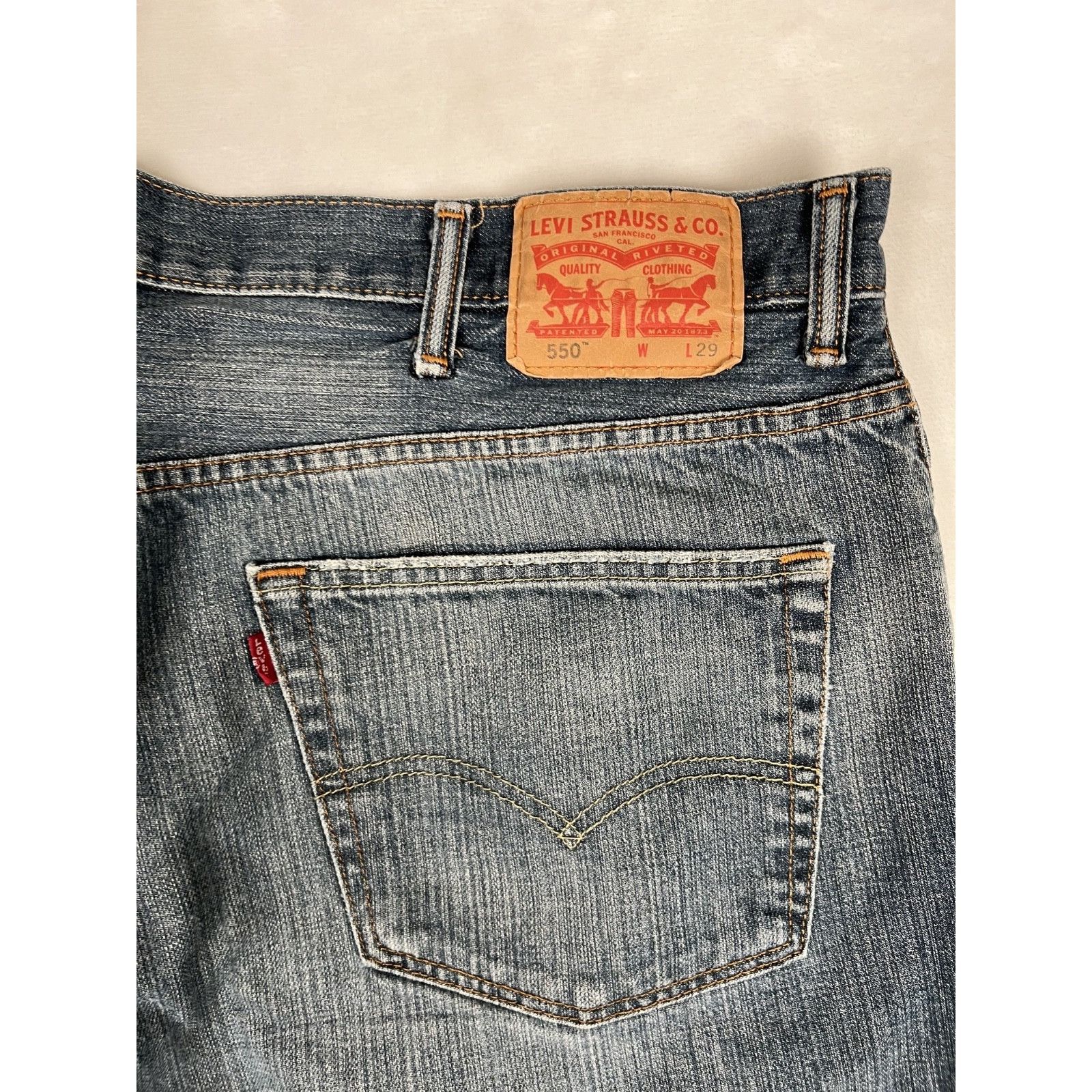 Levi's Levi’s 550 Blue Denim Jeans Size 42x29 Made In Mexico Y2K R Size US 42 / EU 58 - 8 Thumbnail