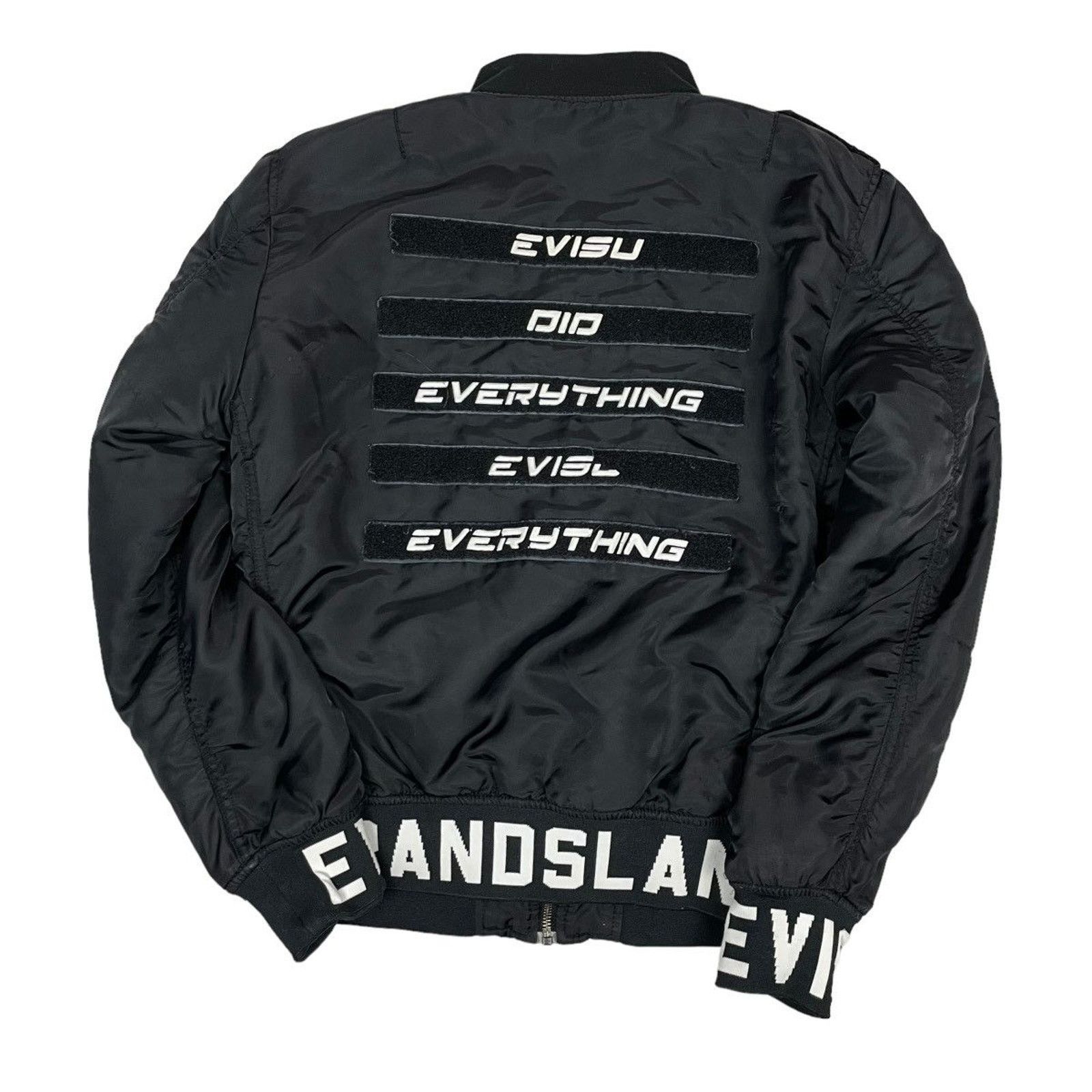 Evisu × Vintage Evisu Reversible Bomber Jacket Medium Size US L / EU 52-54 / 3 - 7 Thumbnail