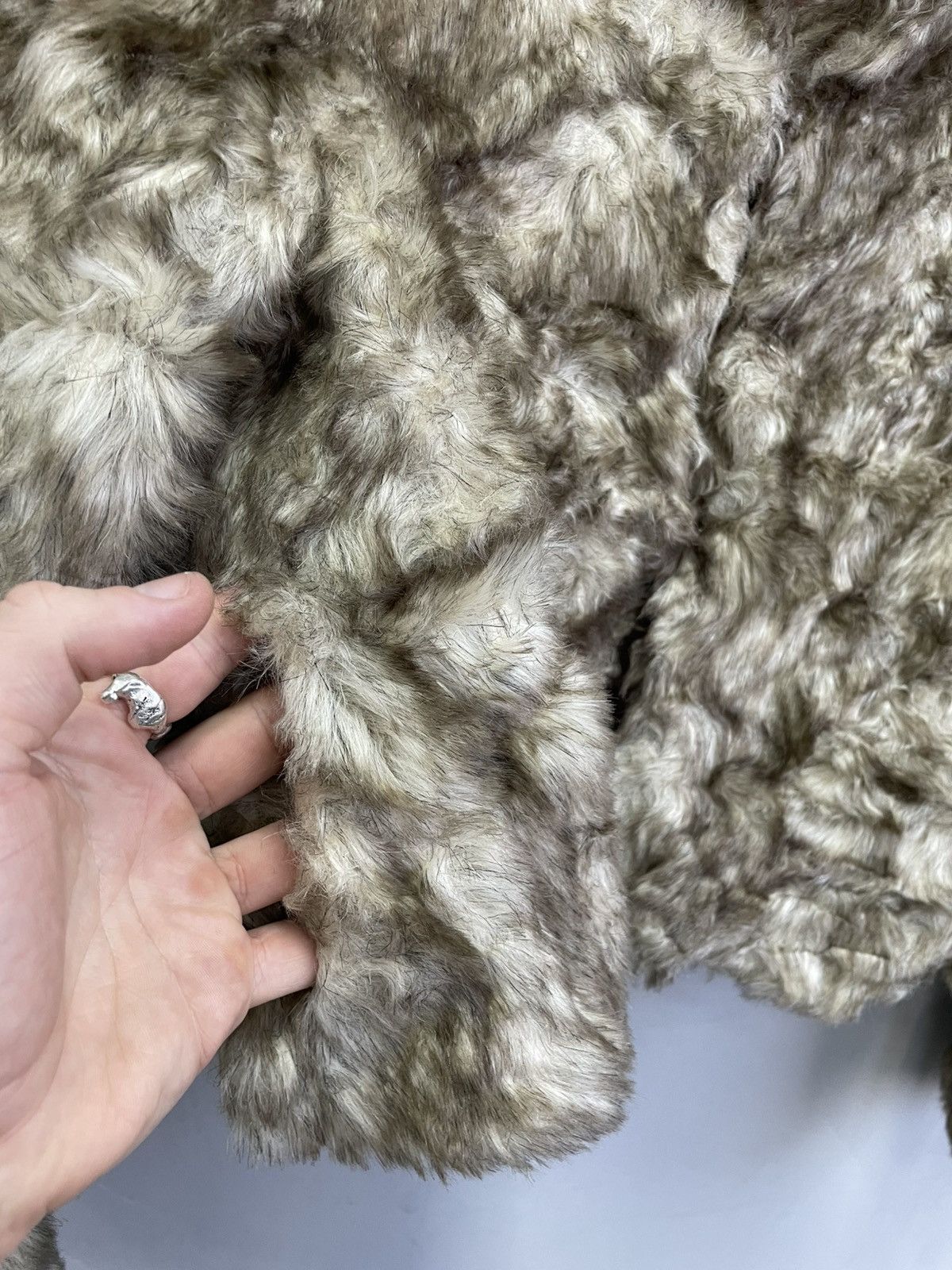Japanese Brand RARE vintage faux fur BARBIE CROPPED coat jacket Y2K Size M / US 6-8 / IT 42-44 - 6 Thumbnail