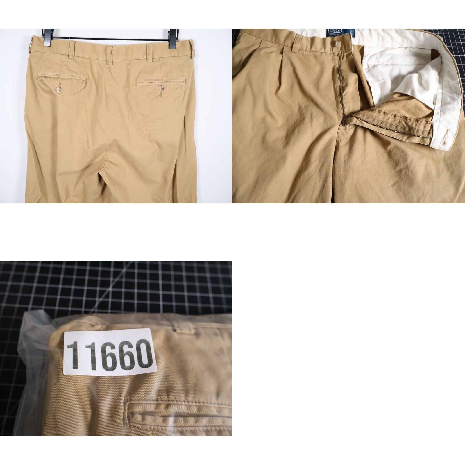 Polo Ralph Lauren Polo Ralph Lauren Hammond Pants Mens 32 x 30 Brown Corduroy Cotton Flat Front Zip Fly Straight Leg Chino Vintage: No 90s Hipster Retro Mens Size US XS / EU 42 / 0 - 10 Thumbnail