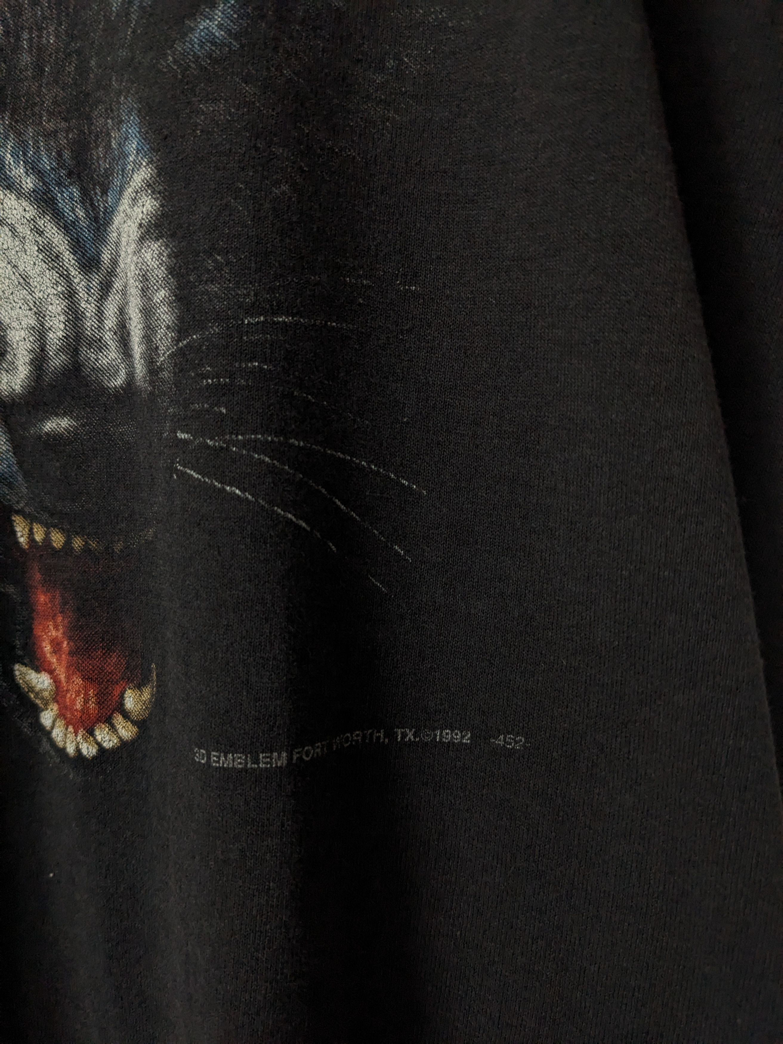 Harley Davidson Vintage 3D EMBLEM Harley Davidson Wolf T-shirt L Canada Size US L / EU 52-54 / 3 - 5 Thumbnail