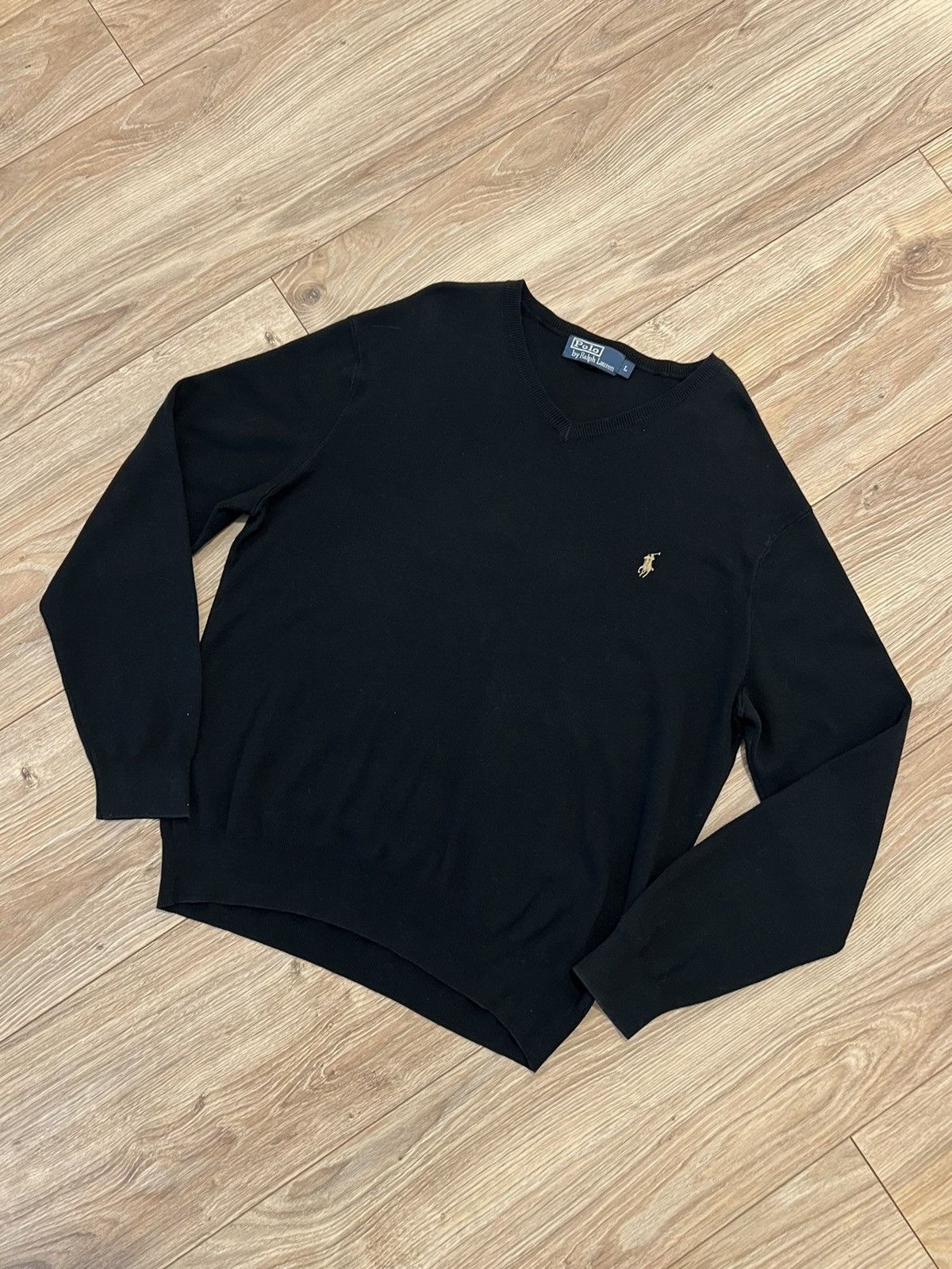 Polo Ralph Lauren × Vintage Vintage 90s Polo Ralph Lauren Sweatshirt Pullover Size US L / EU 52-54 / 3 - 1 Thumbnail
