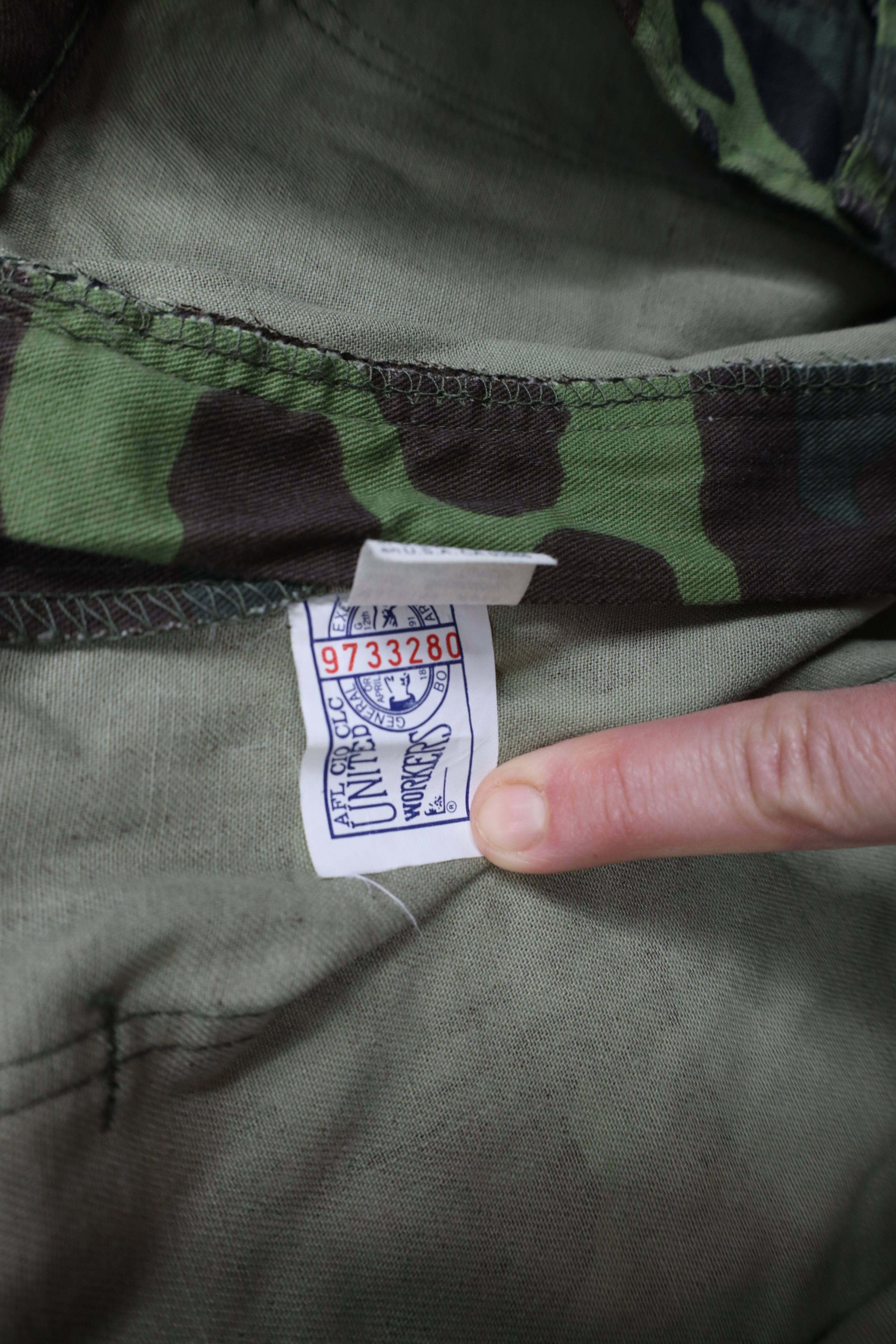 FiveBrother × Vintage Vintage 70s Five Brother Camouflage Wide Leg Cargo Pants USA Size US 34 / EU 50 - 9 Thumbnail
