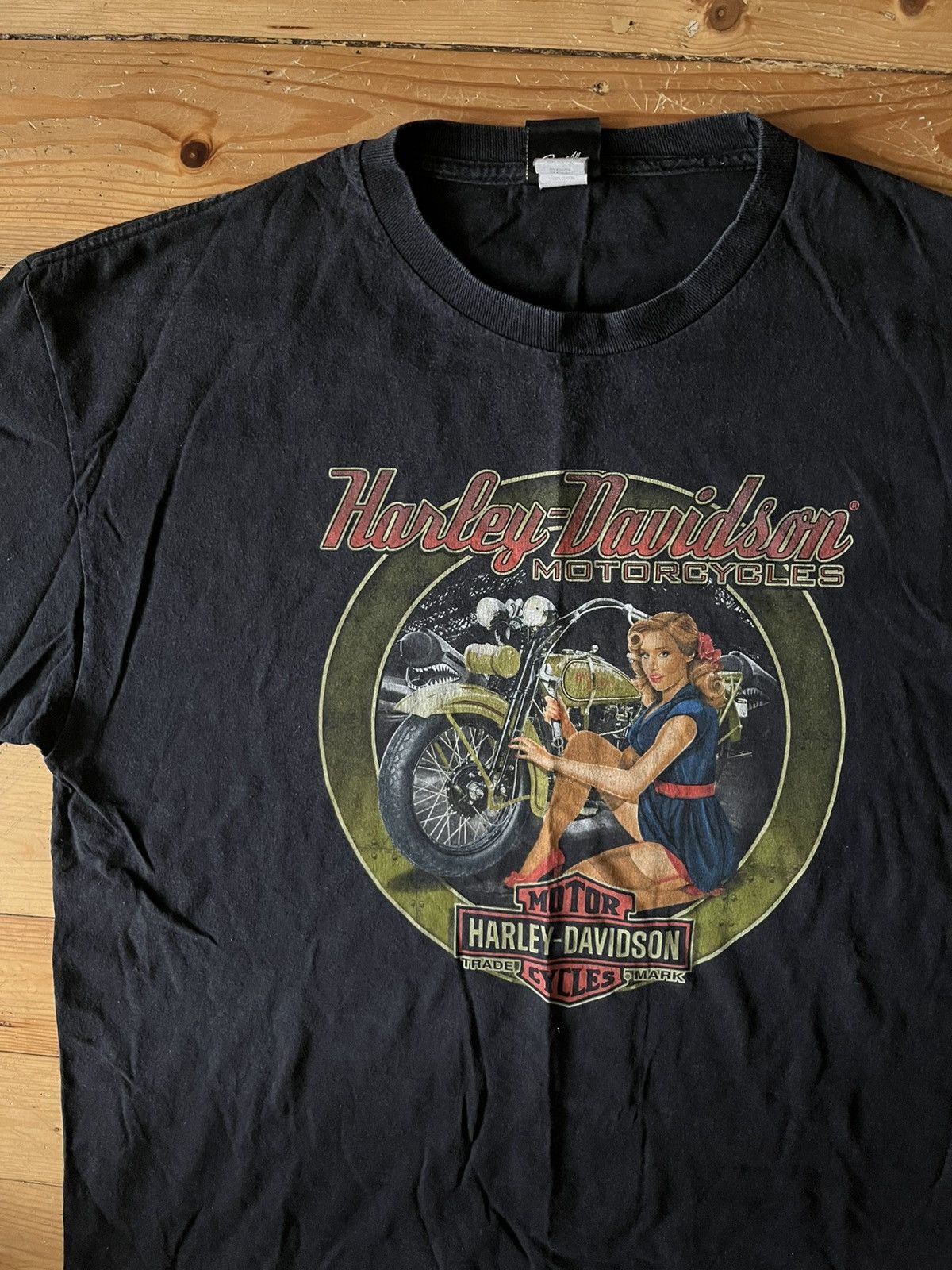 Vintage Harley Davidson 90 Australia 🇦🇺 Perth tshirt Size US XL / EU 56 / 4 - 1 Thumbnail