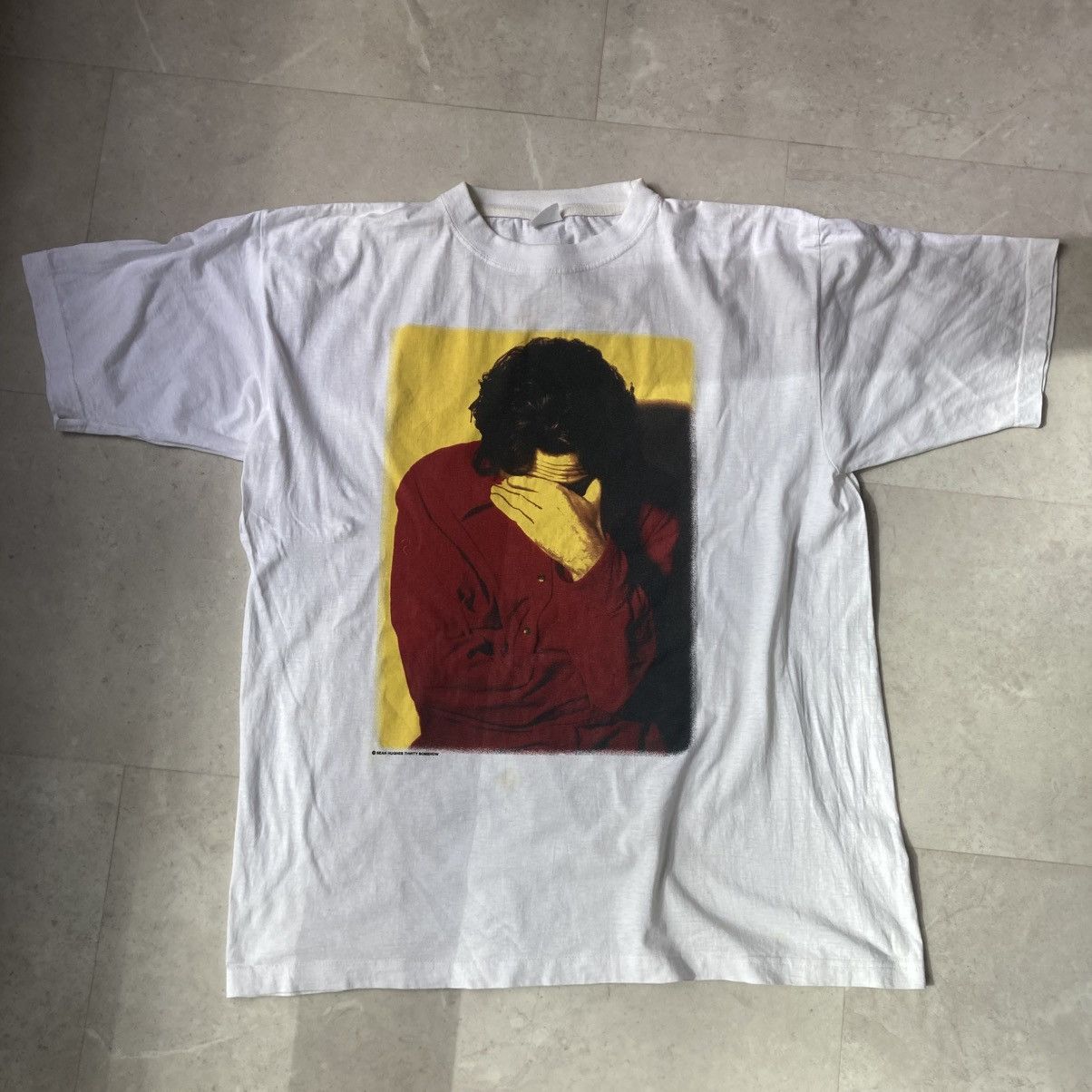 vintage sean hughes thirty somehow comedy show tee