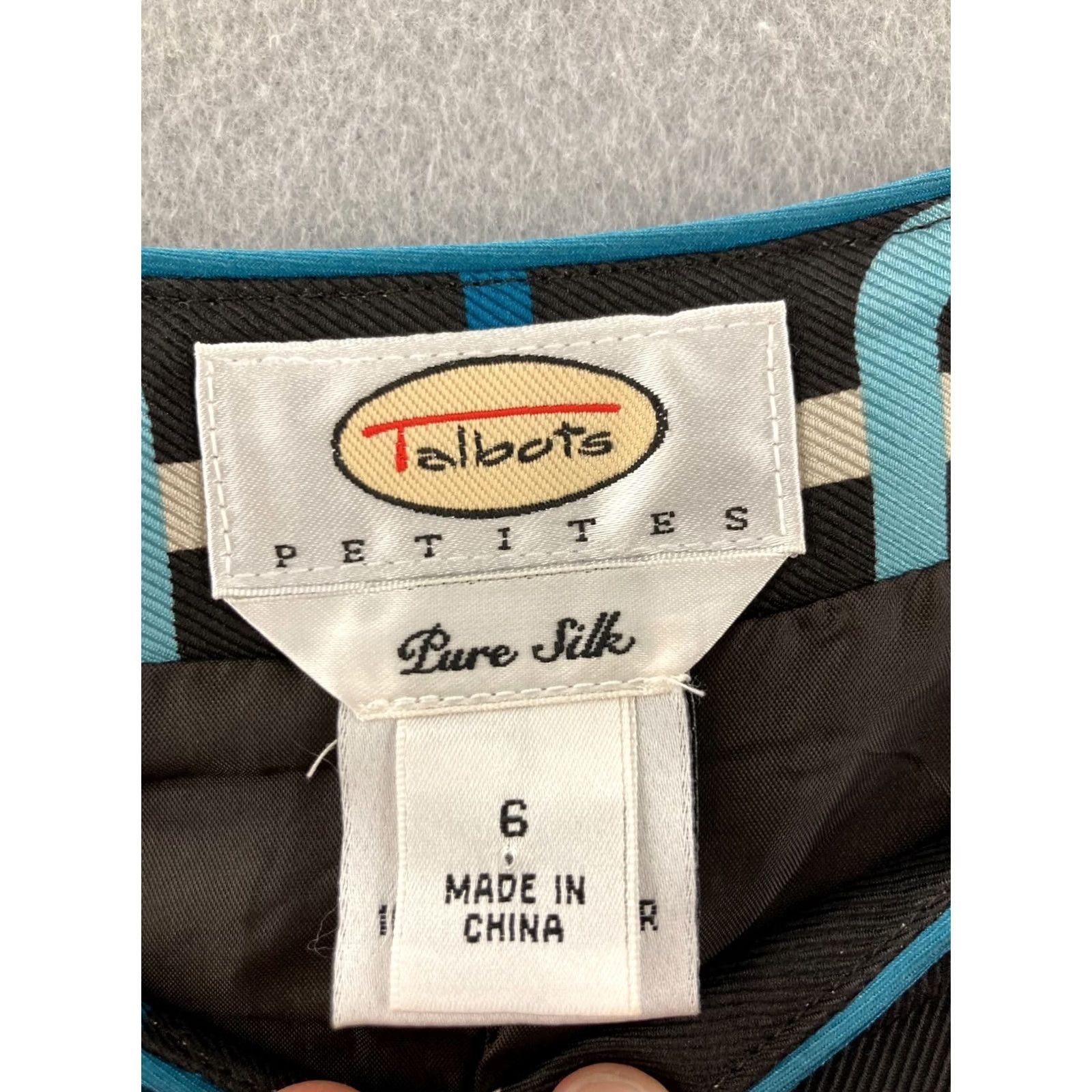Talbots VINTAGE Talbots Skirt Womens 6 Midi Silk Polka Dot 100% Silk Y2K Hippie 90s A-Line Womens Size 28" / US 6 / IT 42 - 2 Thumbnail