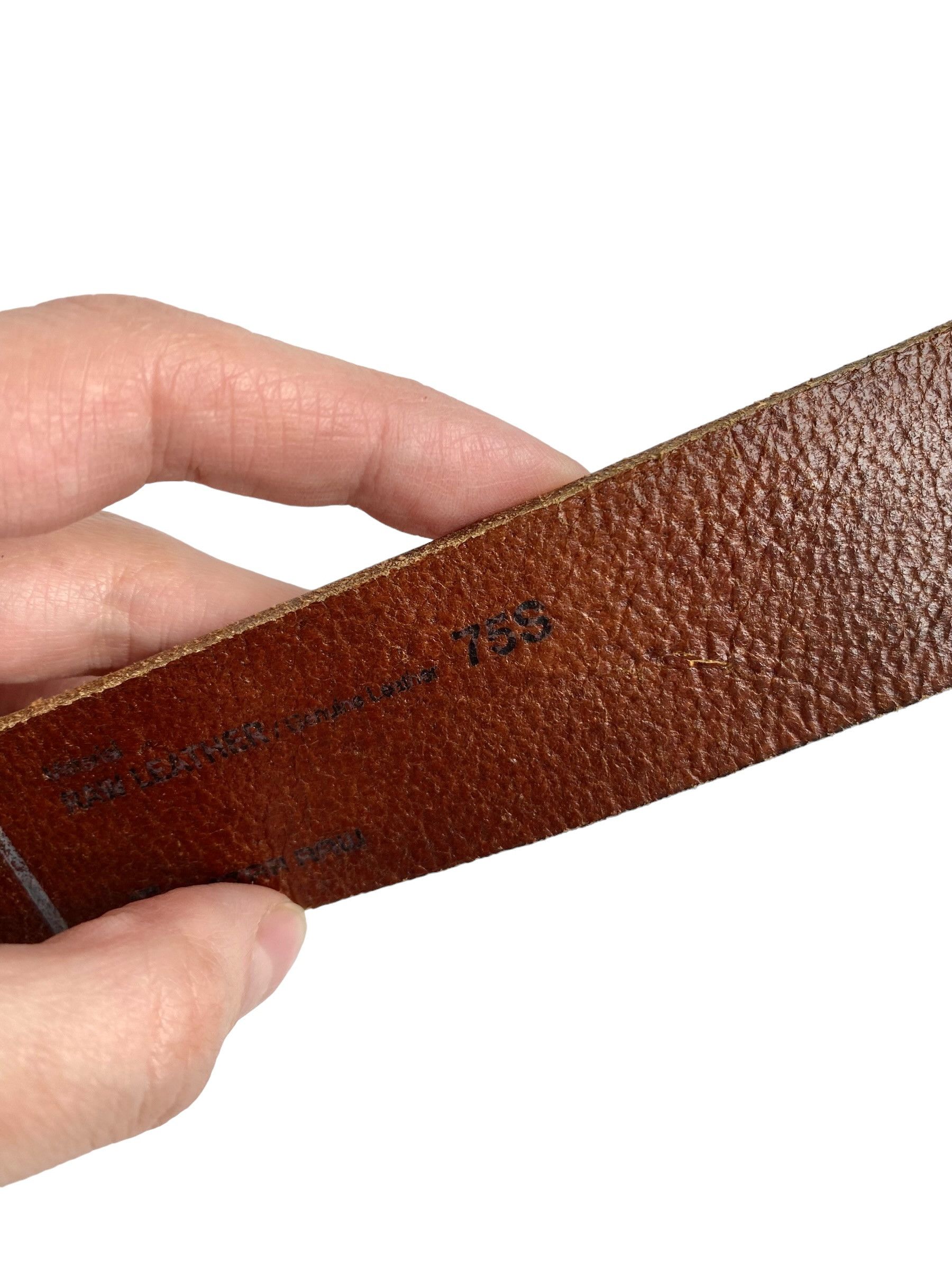 G-Star G-Star Raw Thick Leather Brown Belt (S) Size 30 - 4 Thumbnail