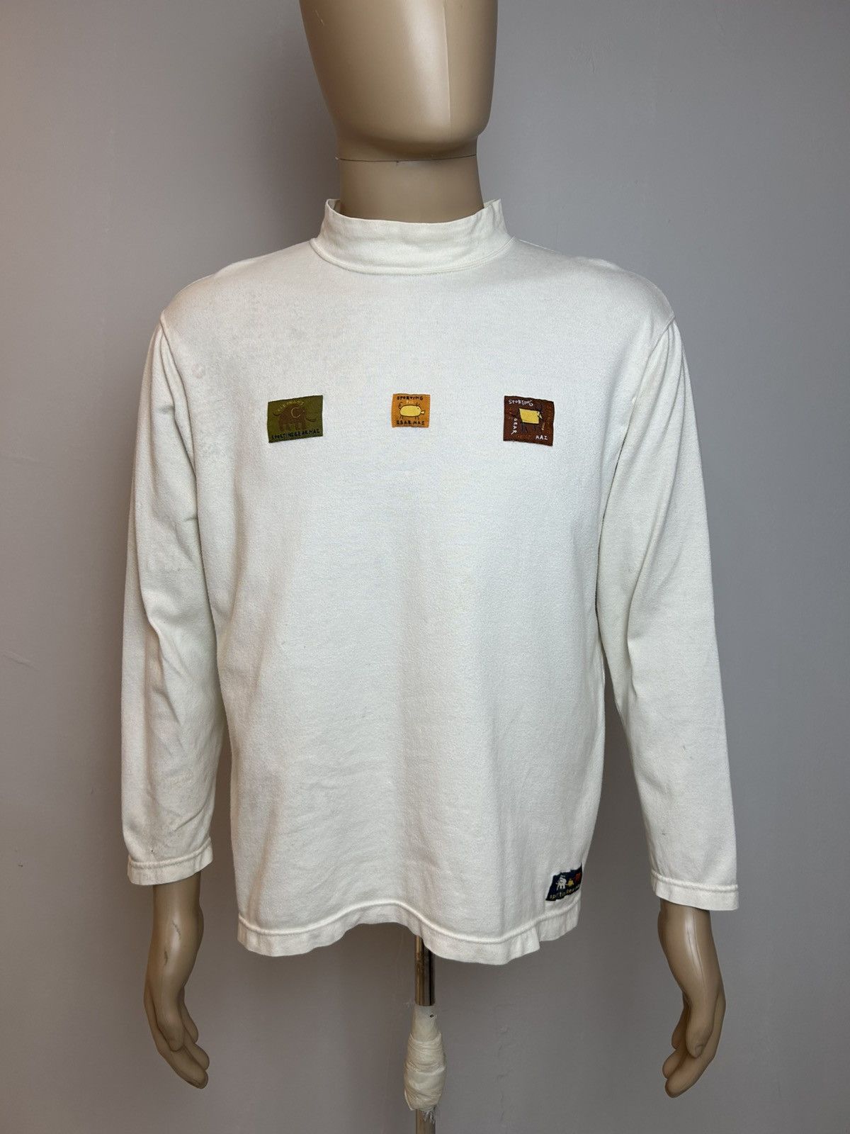 Designer × Hai Sporting Gear × Issey Miyake HAI SPORTING GEAR PATCHED LONG SLEEVE T-SHIRT Size US M / EU 48-50 / 2 - 4 Thumbnail