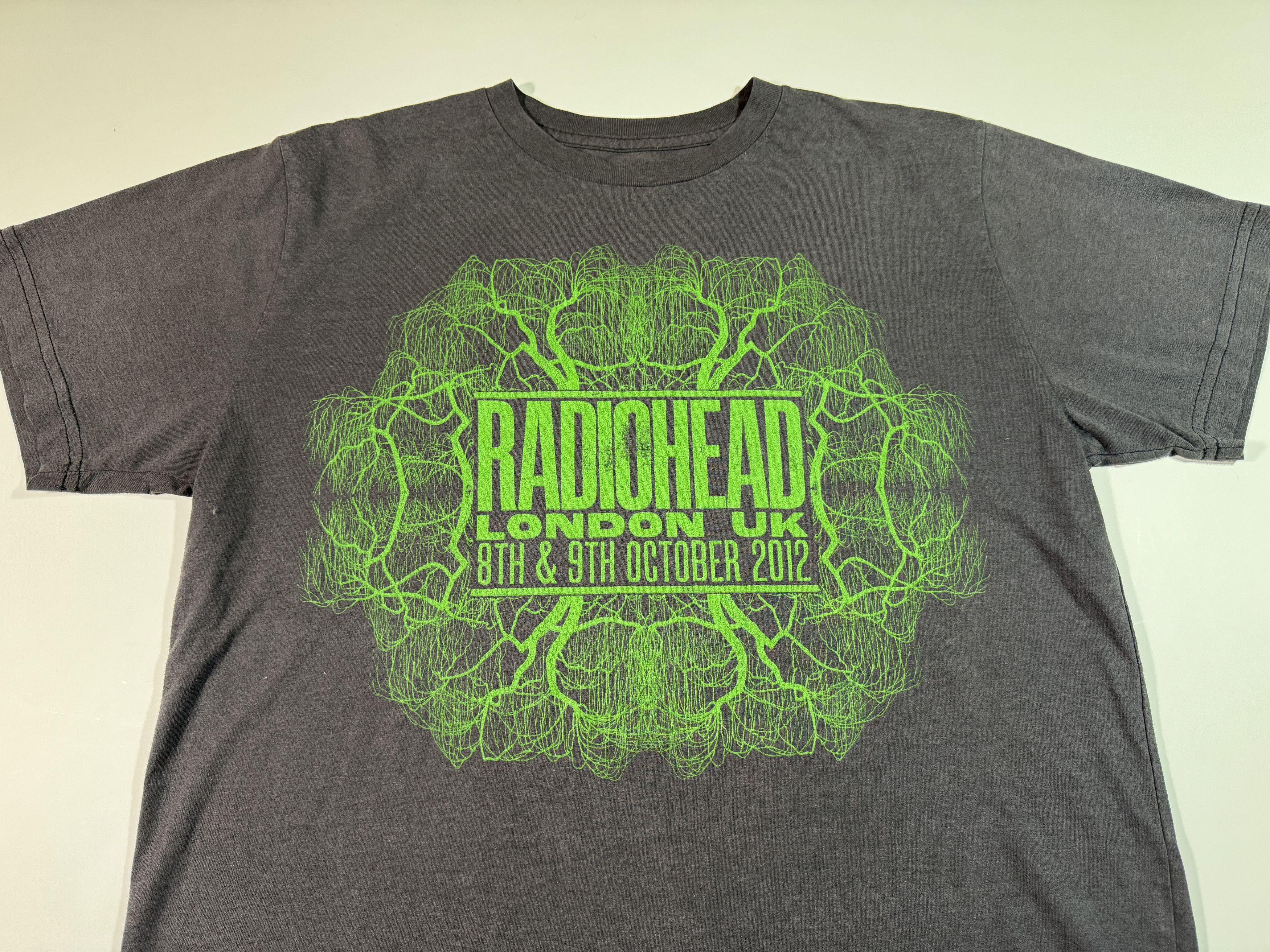 Band Tees Vintage Radiohead 2012 Tour T-shirt W.A.S.T.E. Size US L / EU 52-54 / 3 - 2 Thumbnail