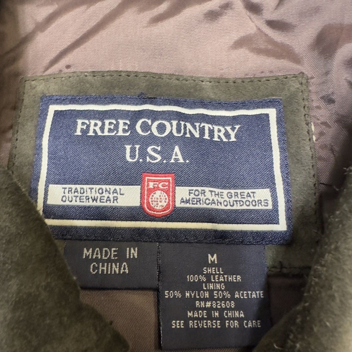 Free Country × Vintage Vintage suede jacket Size US M / EU 48-50 / 2 - 6 Thumbnail