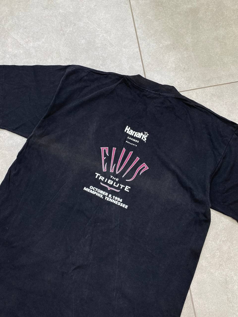 Band Tees Vintage Elvis The Tribute 1994 Single Stitch Promo T-Shirt Size US L / EU 52-54 / 3 - 5 Thumbnail