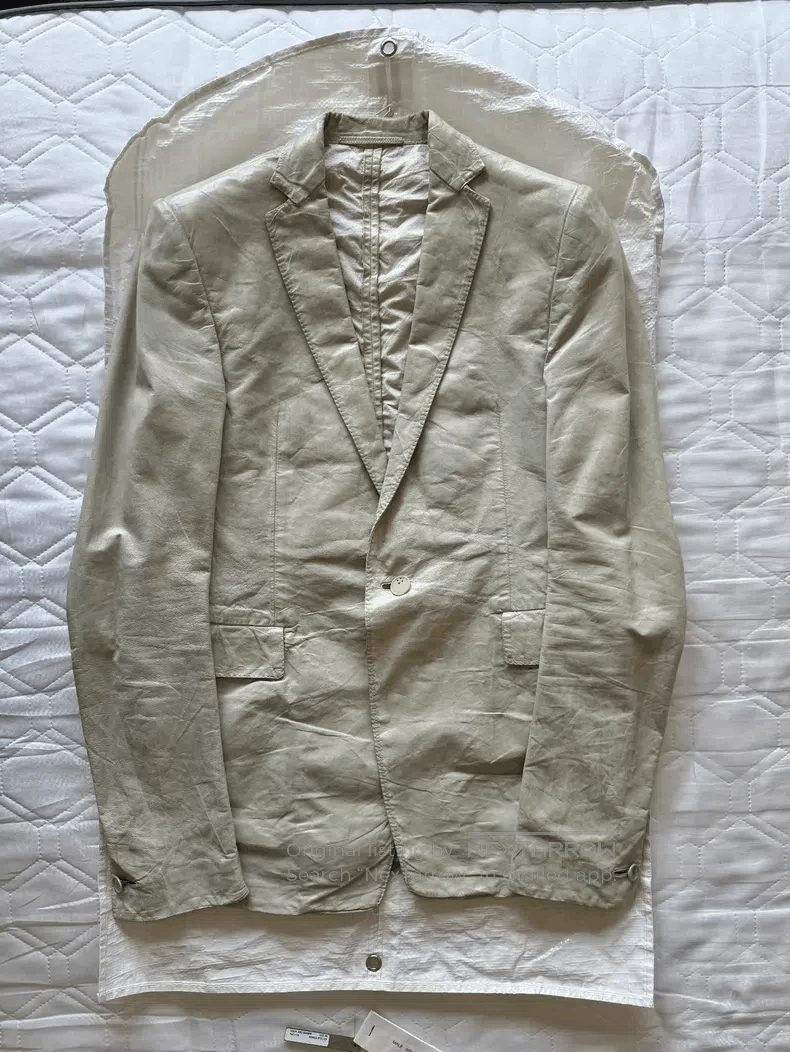 Carol Christian Poell Carol Christian Poell Leather Jacket Leather Blazer Size US S / EU 44-46 / 1 - 1 Thumbnail