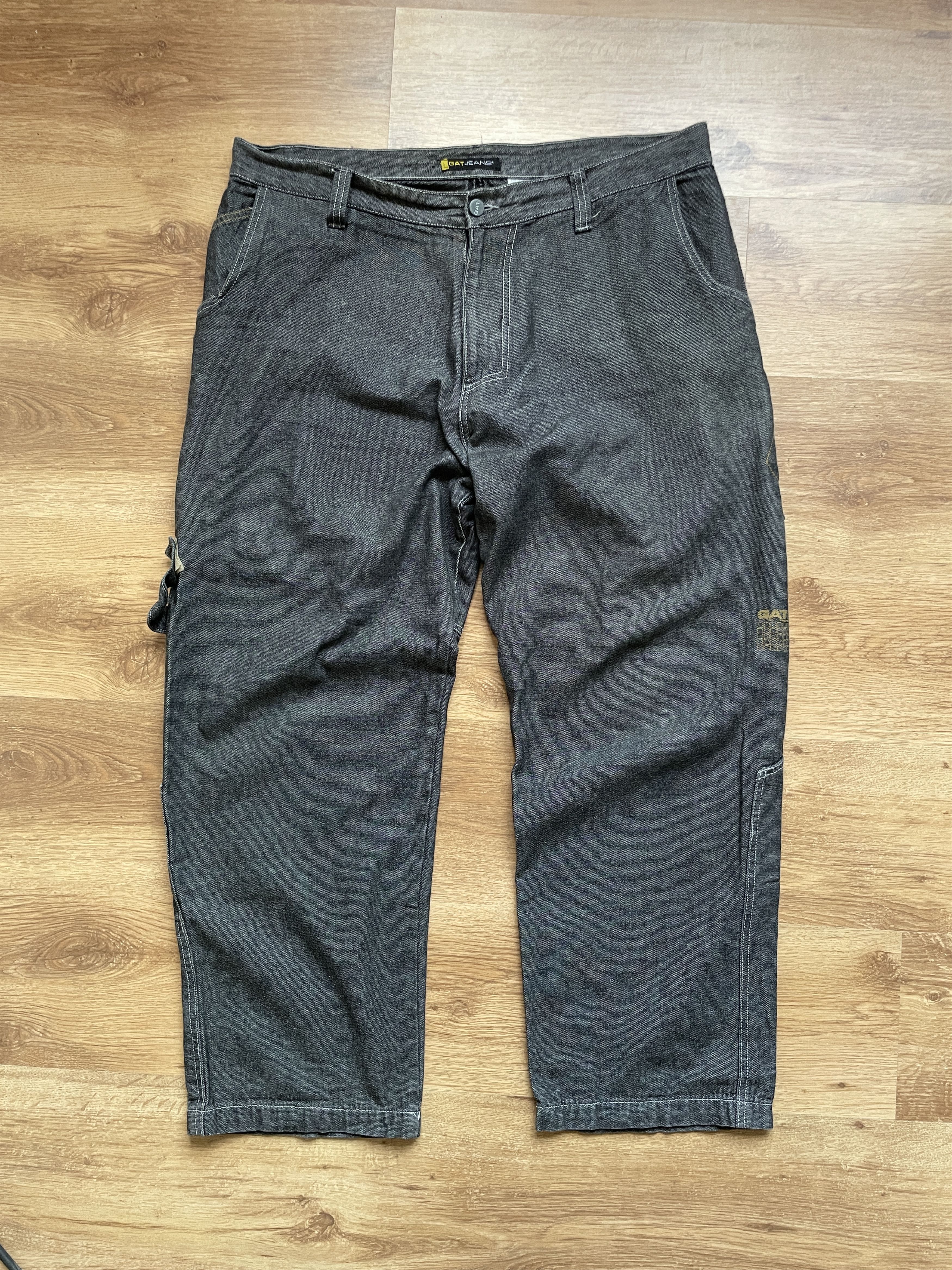 Other Gat Jeans Vintage 90's Made in USA Wide Leg Baggy Denim Size US 38 / EU 54 - 1 Thumbnail