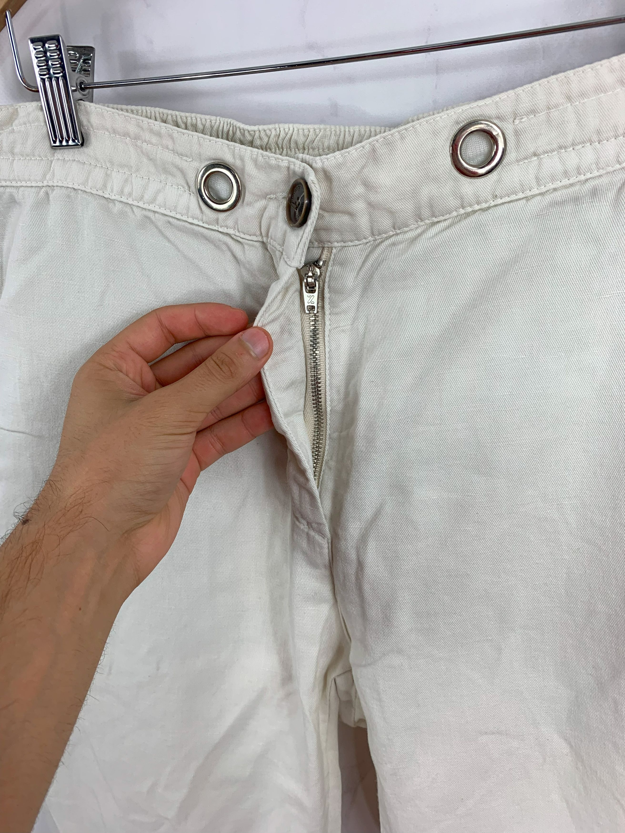 Eleventy Eleventy Cotton/Linen Trousers Pants Size 48 10 Size 34" / US 12 / IT 48 - 10 Thumbnail