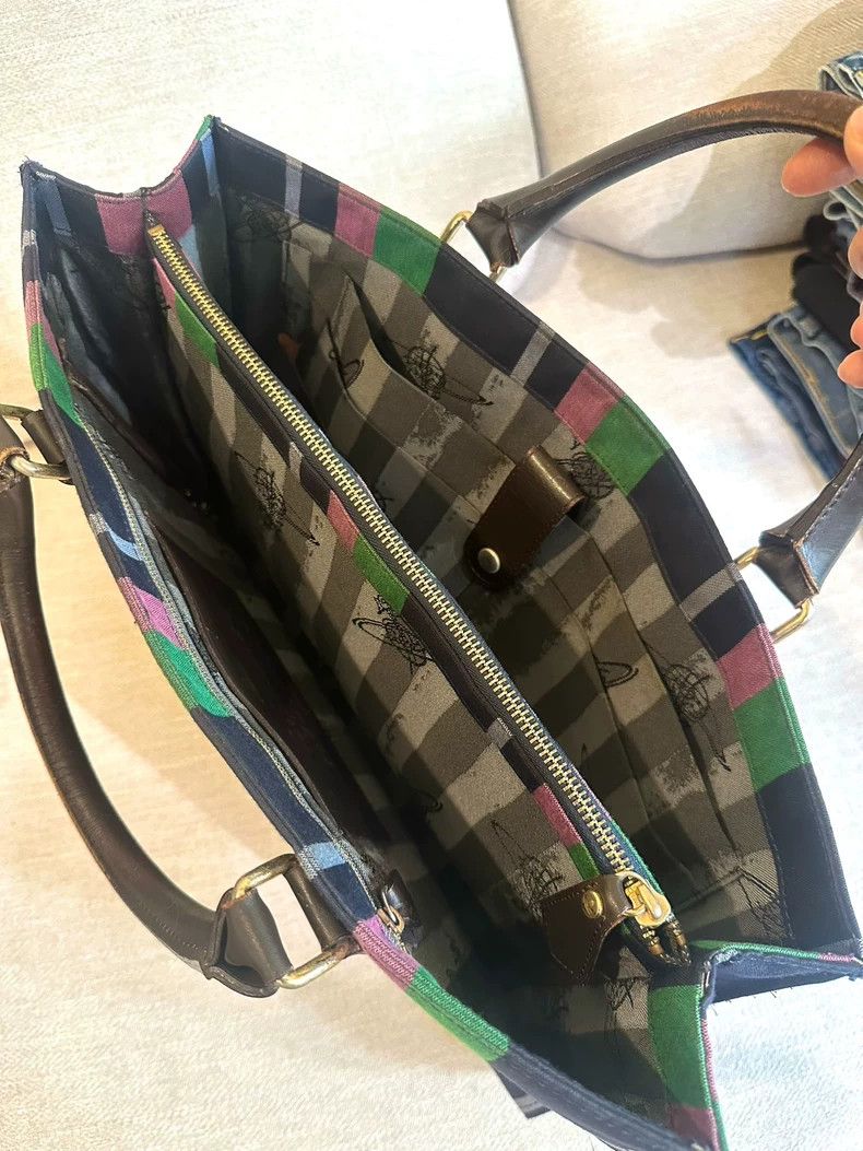 Vivienne Westwood Vivienne Westwood size os Starry Saturn badge tote bag Size ONE SIZE - 4 Thumbnail
