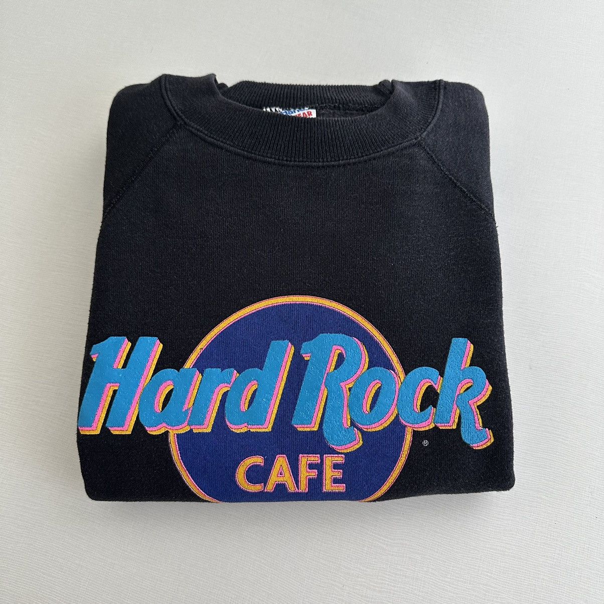 Hard Rock Cafe × Vintage Vintage 90s Hard Rock Cafe Crewneck Las Vegas Made In USA XL Size US XL / EU 56 / 4 - 2 Thumbnail