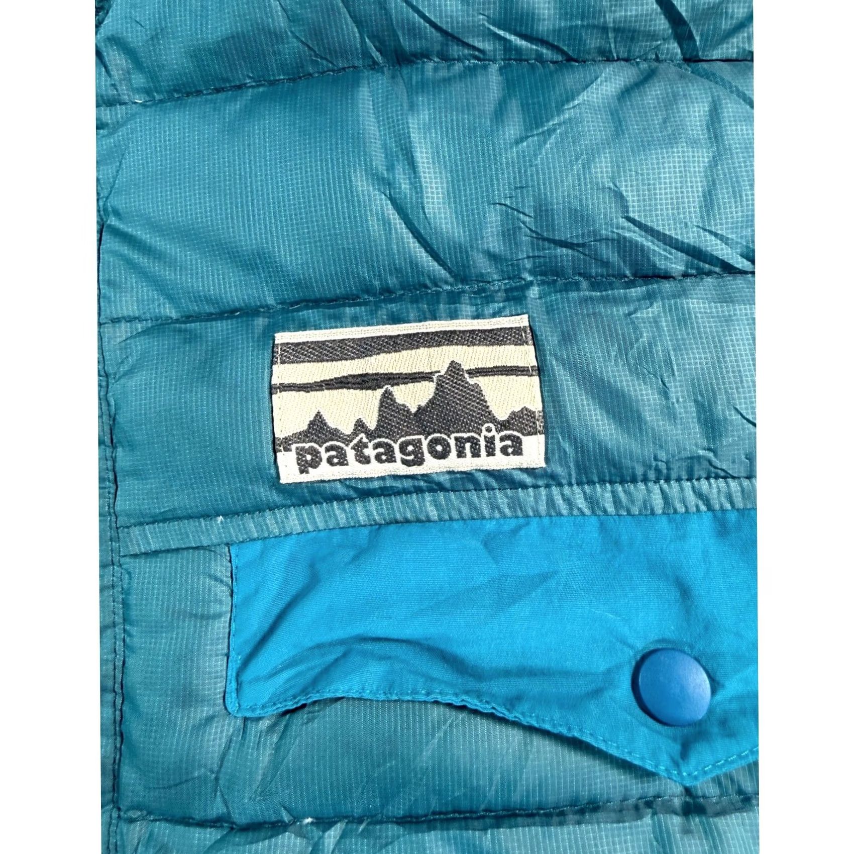 Patagonia Patagonia Down Snap T Pullover Puffer Jacket Womens Small Blue Size S / US 4 / IT 40 - 3 Thumbnail