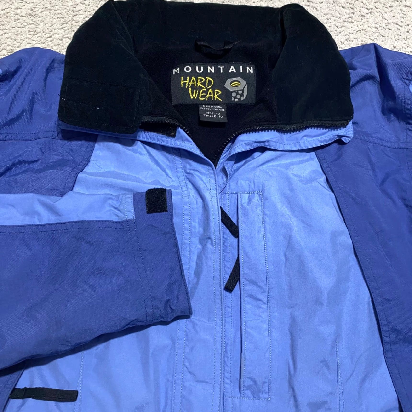 Mountain Hardwear Mountain Hardwear Womens Jacket Conduit Hooded Parka Blue Full Zip Sz 10 Mid-Length Softshell Vented Regular 10 Mens Womens Girls? Size L / US 10 / IT 46 - 4 Thumbnail