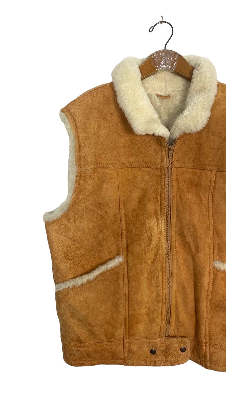 Vintage Rare‼️ Vintage Shearling Lambskin Vest Size US M / EU 48-50 / 2 - 3 Thumbnail