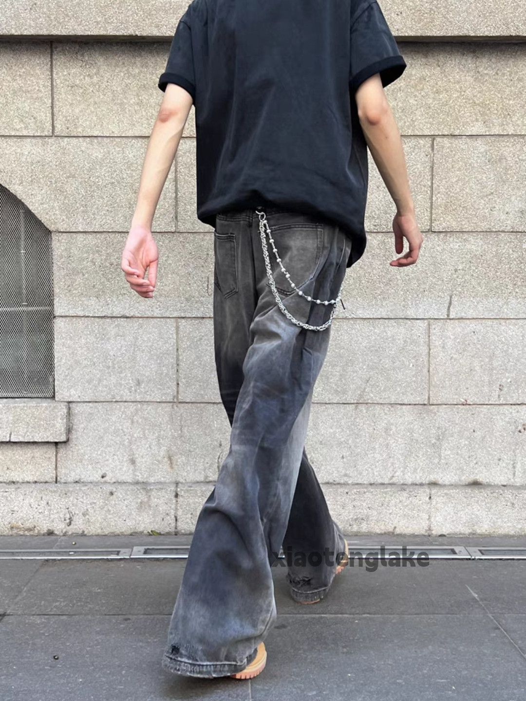 Jean ltx vintage washed faded punk grunge hiphop jeans Size US 34 / EU 50 - 3 Thumbnail