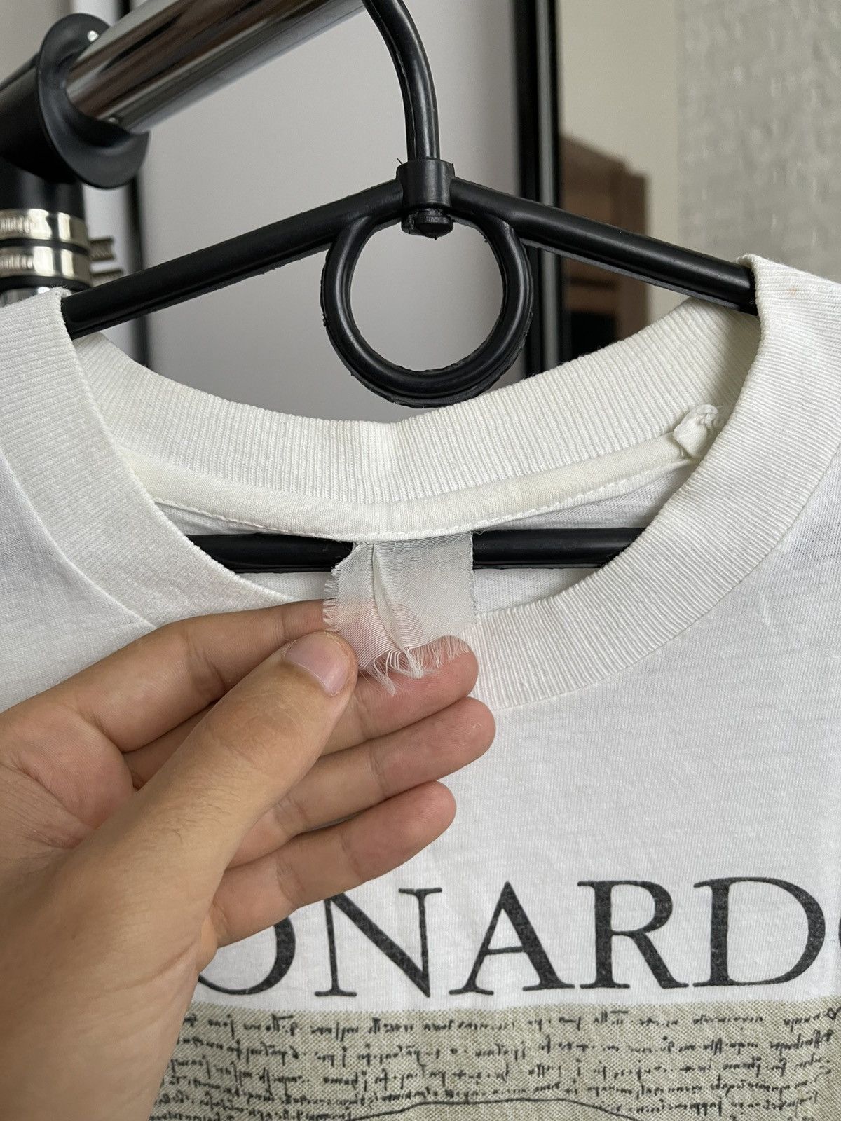 Other Leonardo Da Vinci Art Vintage T-Shirt Tee 90s Size US L / EU 52-54 / 3 - 10 Thumbnail