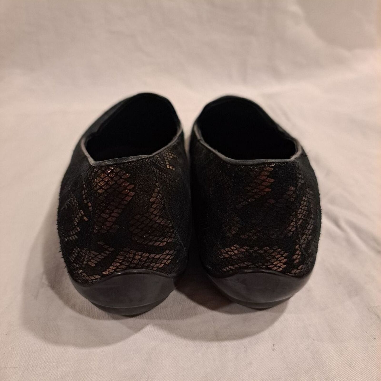 Dansko Dansko black leather slip-on loafers lace design size US 7.5 Size US 7.5 / IT 37.5 - 4 Thumbnail