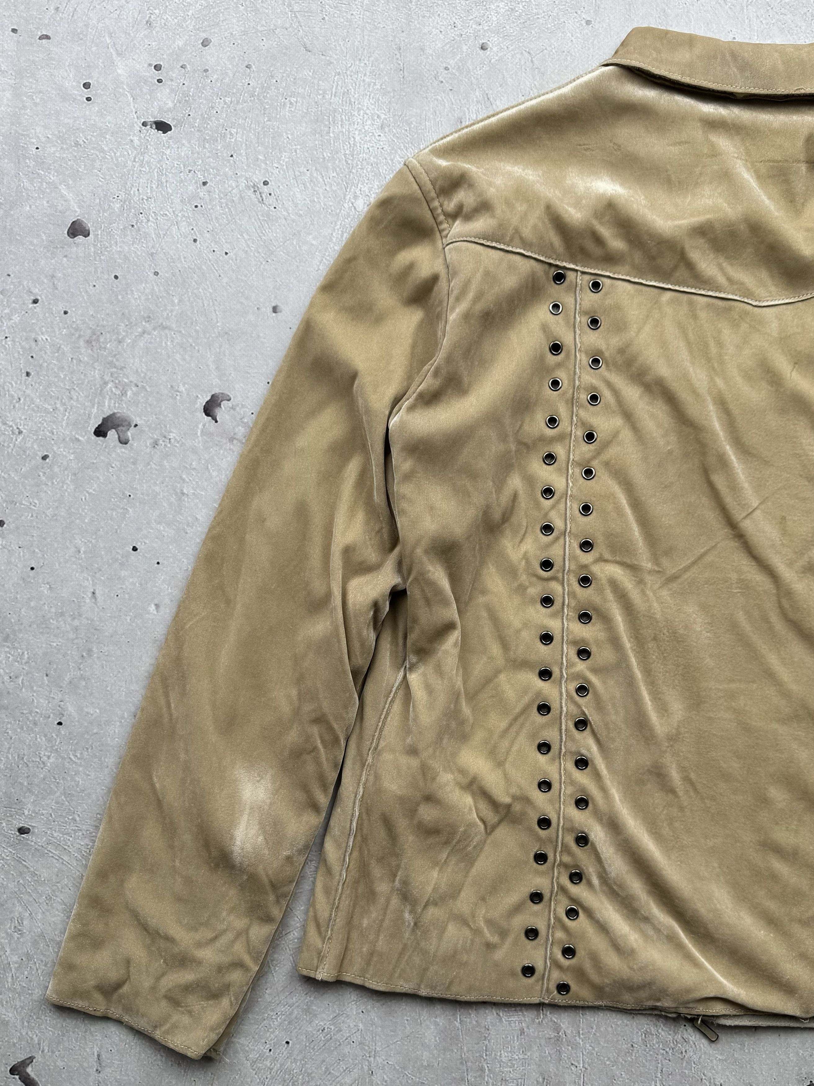 Japanese Brand × Vintage Vintage Velour Japanese Jacket Size L / US 10 / IT 46 - 6 Thumbnail
