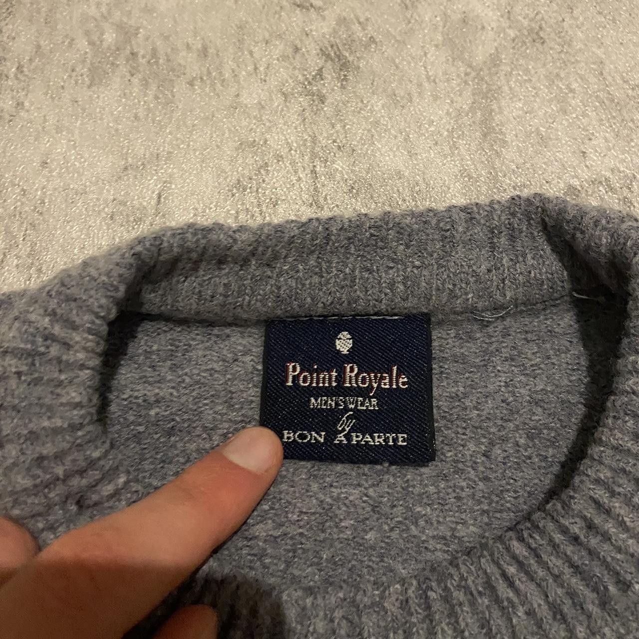 Other Wool Grey and multi-coloured vintage 90s sweater Size US S / EU 44-46 / 1 - 3 Thumbnail