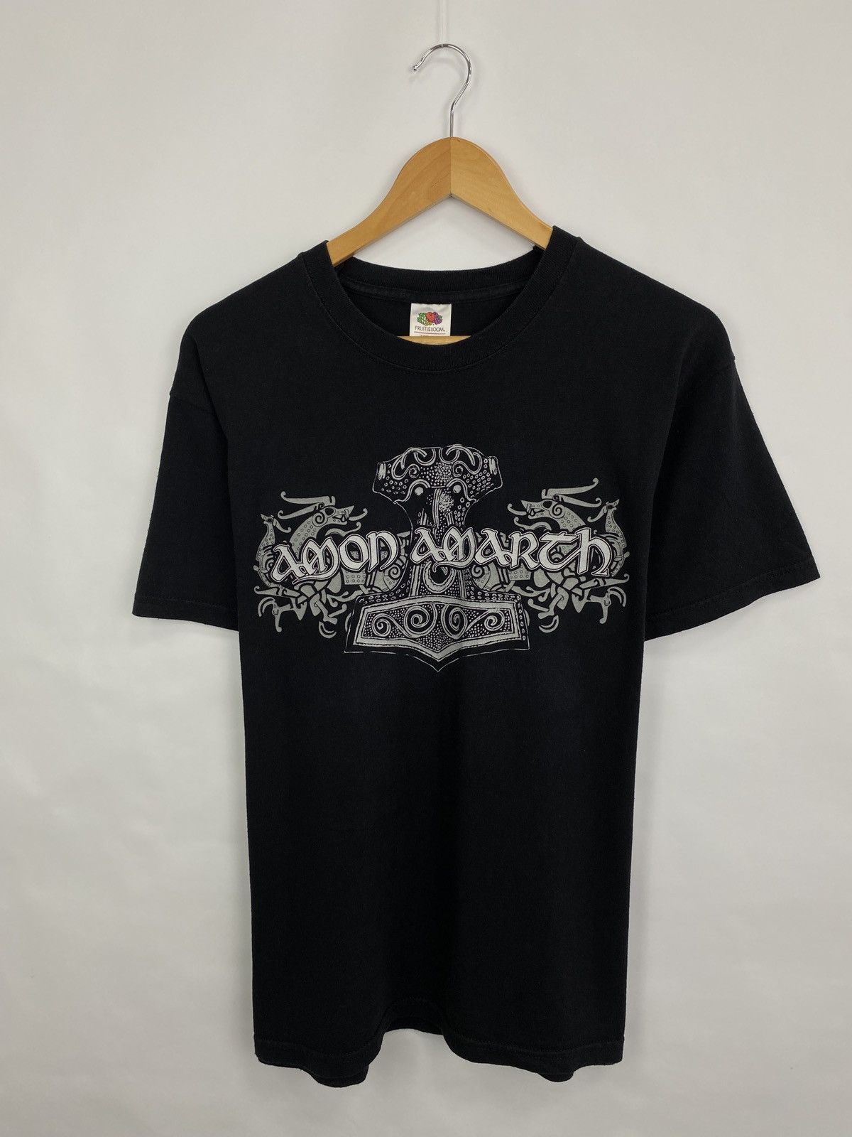 Band Tees Vintage Amon Amarth Sweden Black Metal T-Shirt Rare Retro Size US M / EU 48-50 / 2 - 3 Thumbnail