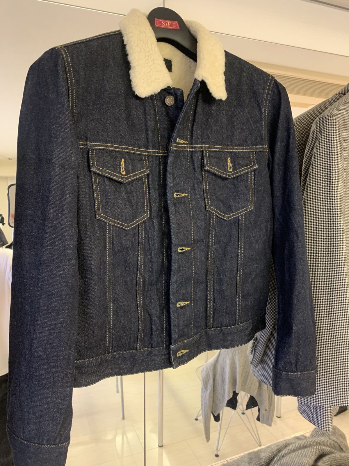 Saint Laurent Paris 14AW saint laurent HEDI shearling jacket XL 50 52 Size US XL / EU 56 / 4 - 5 Thumbnail