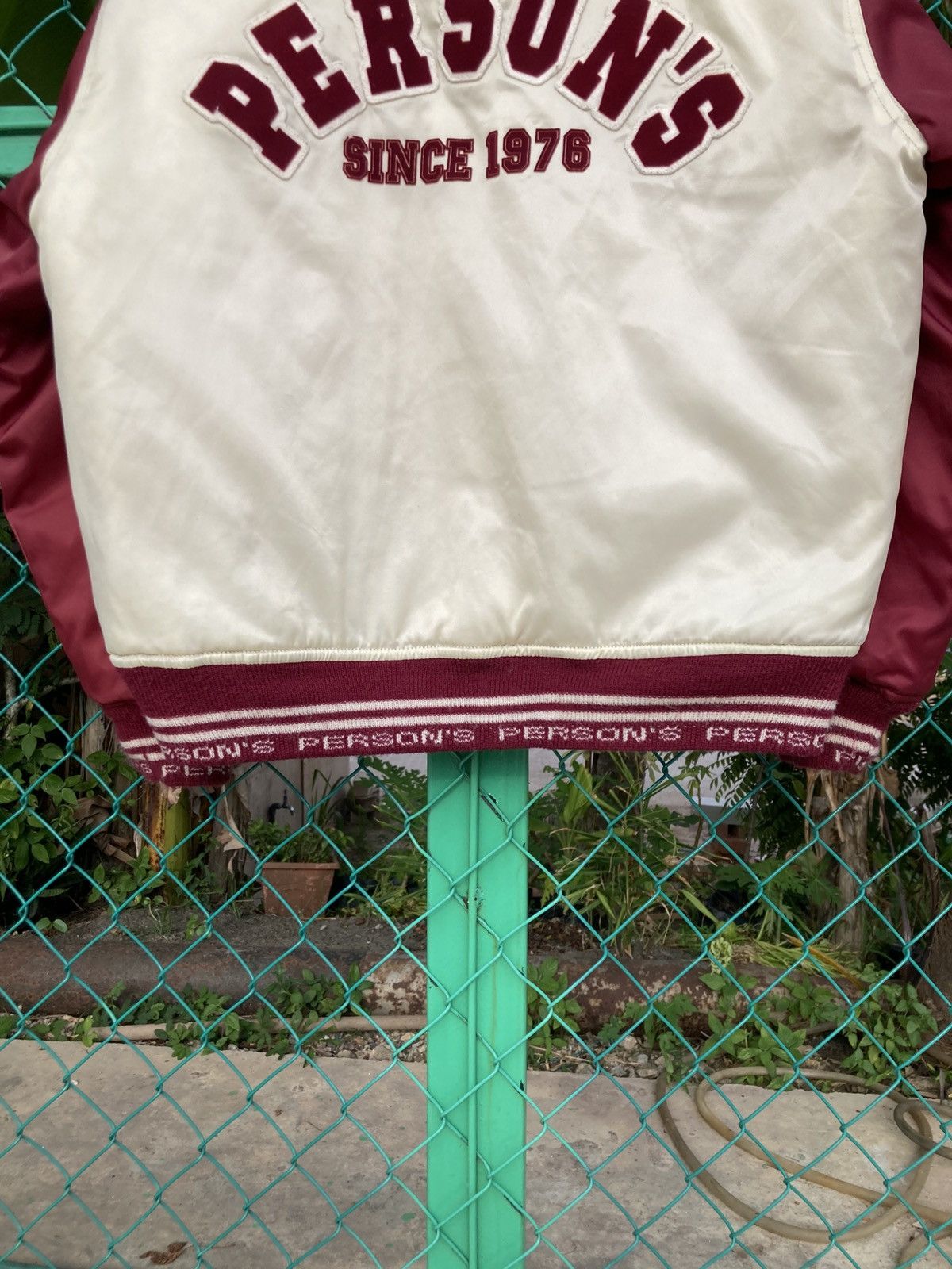 PERSON'S Vintage Person’s Japan Patch Logo Varsity jacket Boxy fit Size US L / EU 52-54 / 3 - 11 Thumbnail